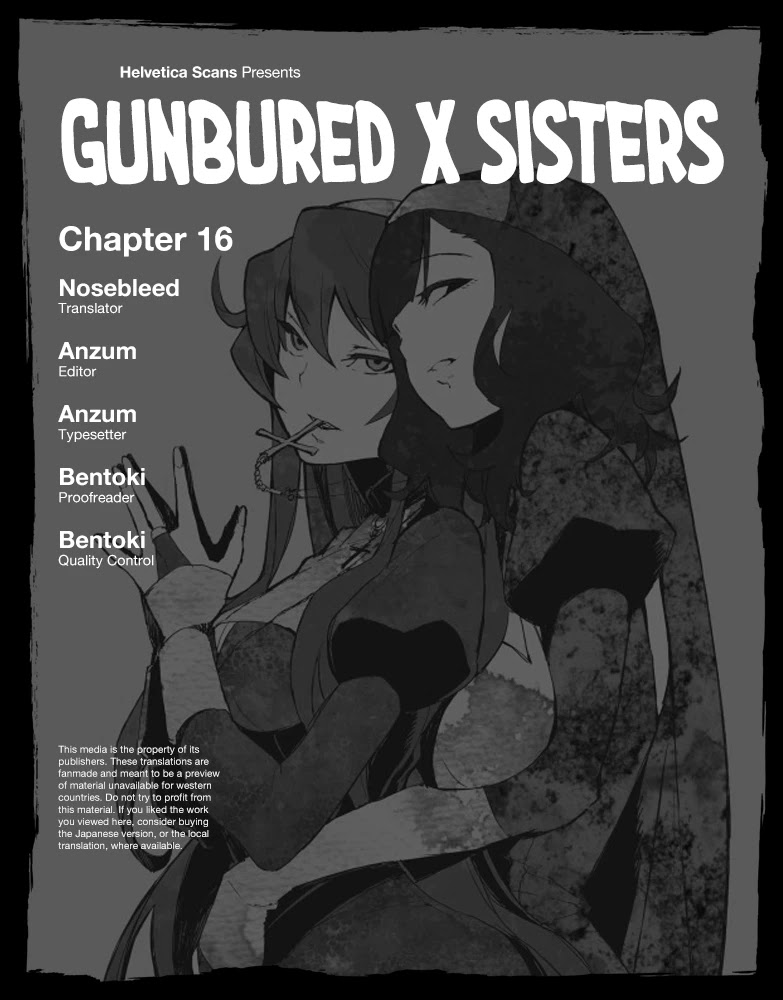 Gunbured x Sisters Chapter 16 page 1 - Chapter 16: A Bad Omen
