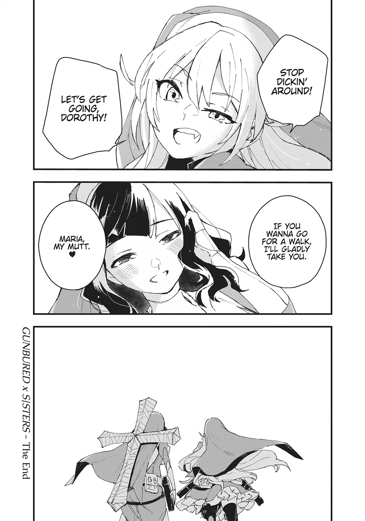Gunbured x Sisters Chapter 20 page 36 - Chapter 20: I’ll Never Let You Go Again [END]