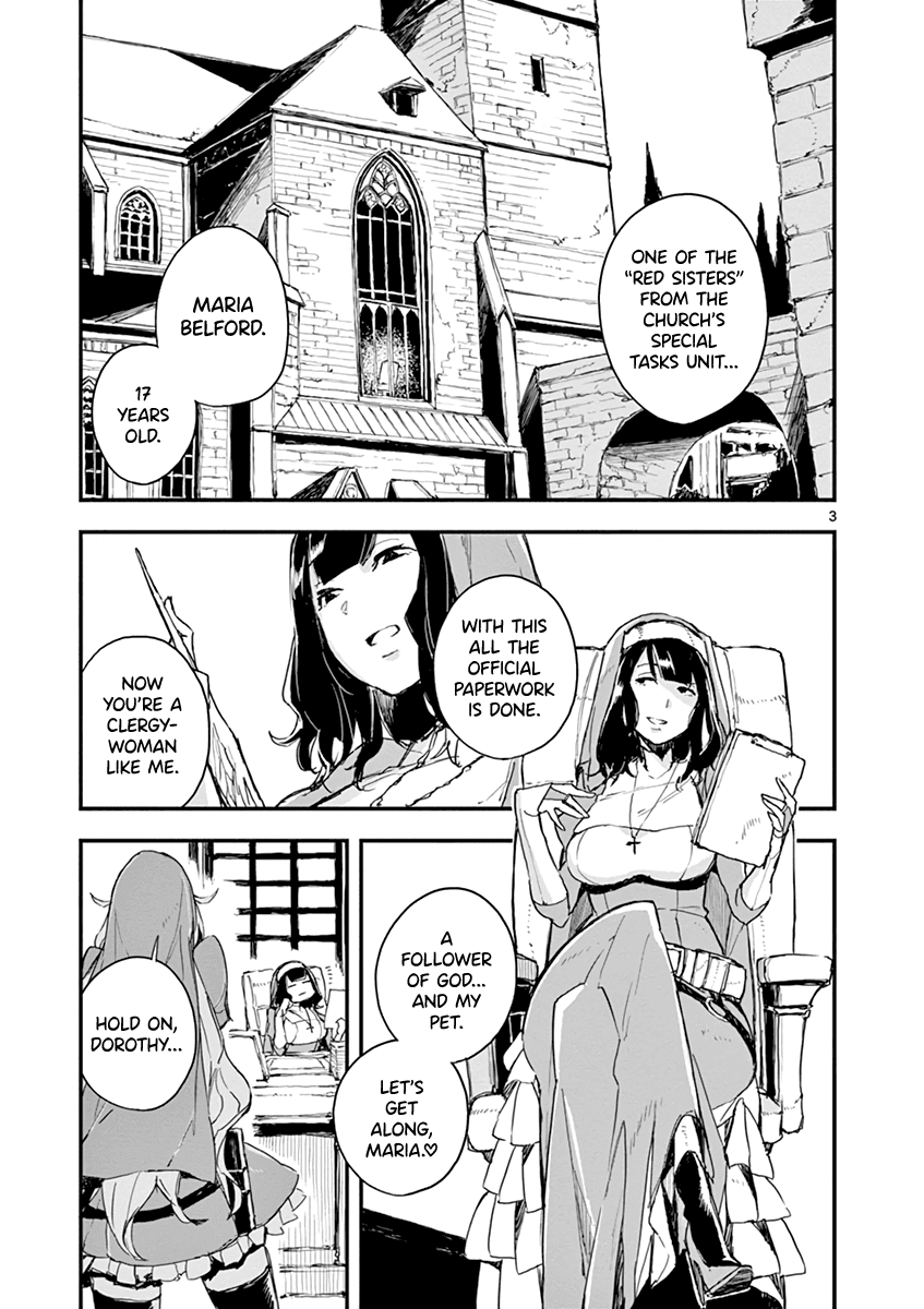 Gunbured x Sisters Chapter 3 page 4 - Chapter 3: You're Not Fit For It
