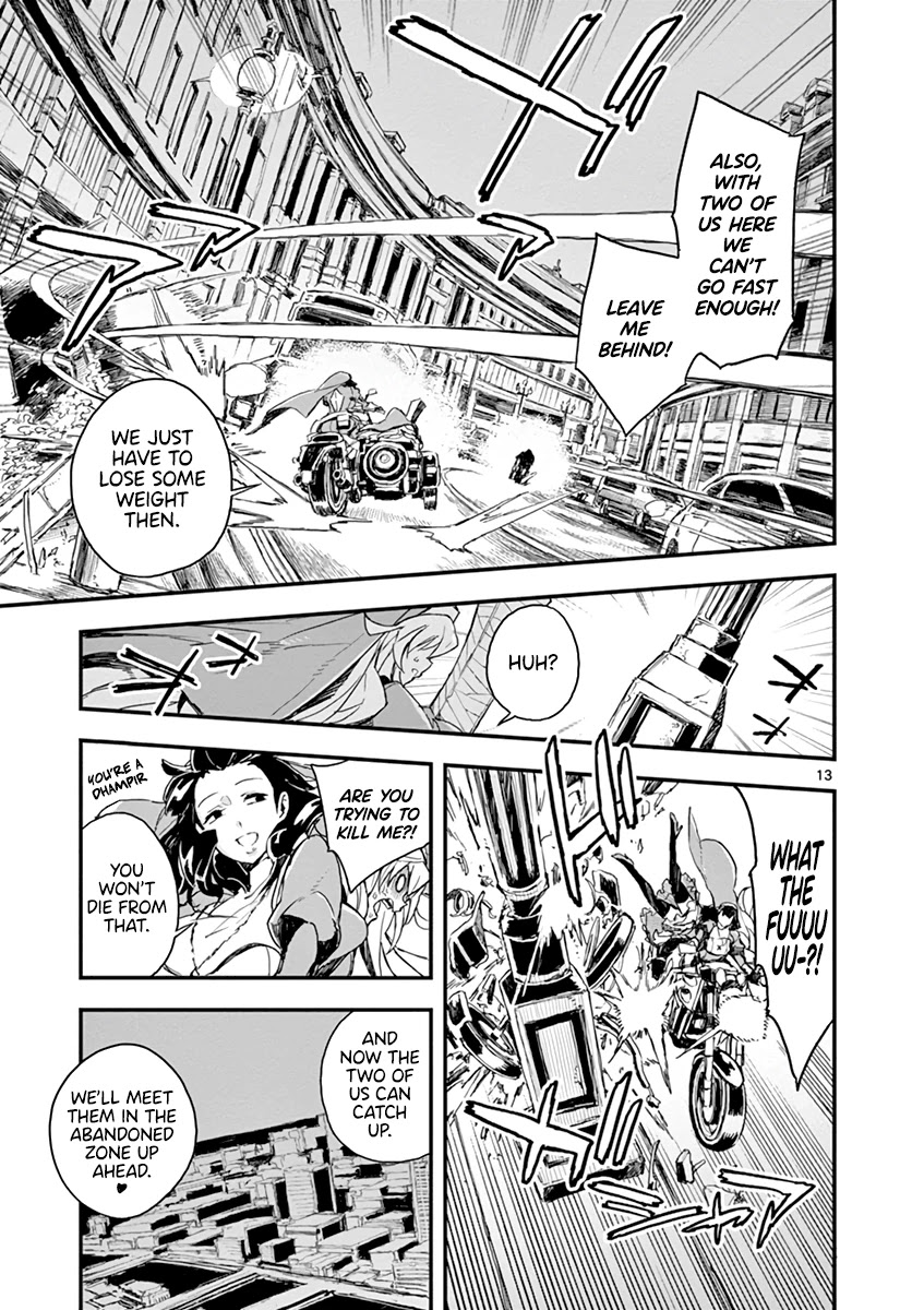 Gunbured x Sisters Chapter 4 page 14 - Chapter 4: Going for a Walk