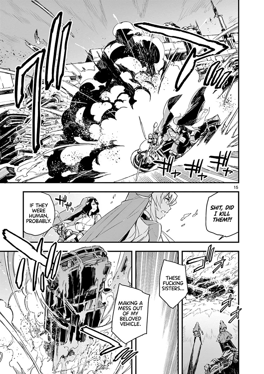 Gunbured x Sisters Chapter 4 page 16 - Chapter 4: Going for a Walk
