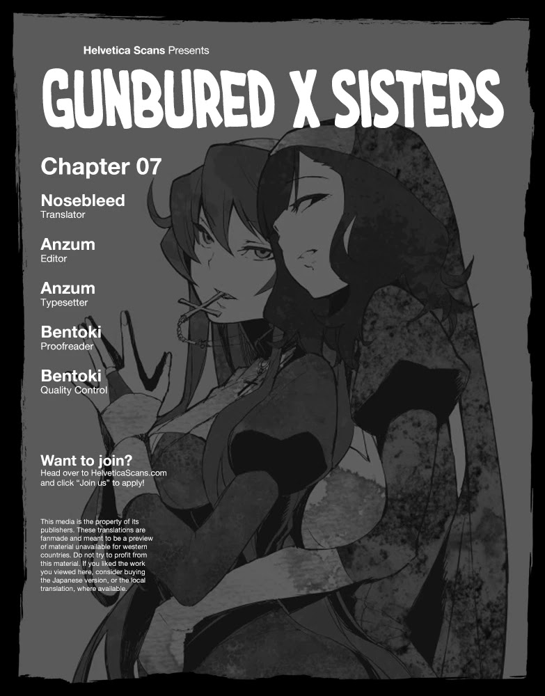 Gunbured x Sisters Chapter 7 page 1 - Chapter 7: The Name of That Weapon
