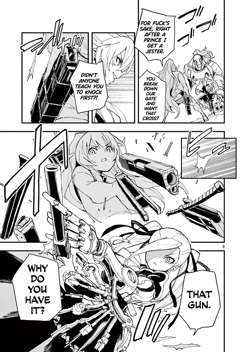 Gunbured x Sisters Chapter 7 page 10 - Chapter 7: The Name of That Weapon