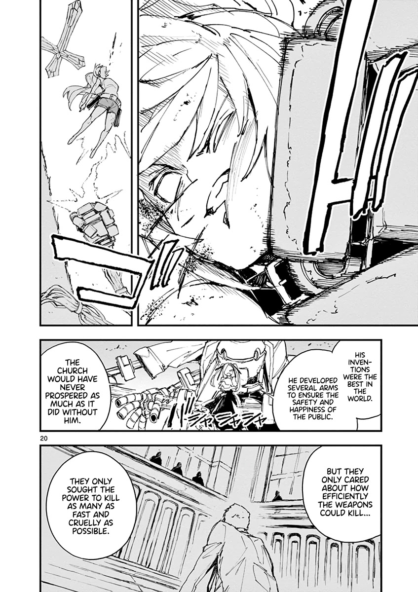 Gunbured x Sisters Chapter 7 page 21 - Chapter 7: The Name of That Weapon