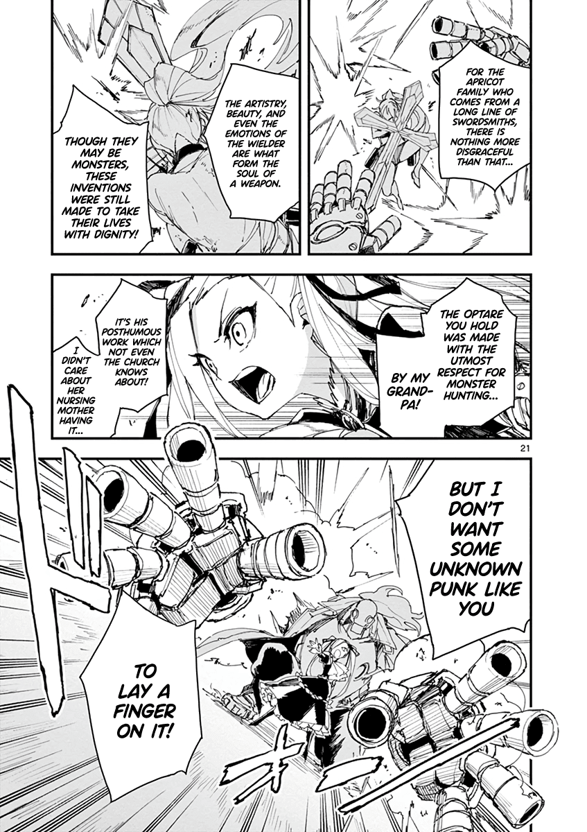 Gunbured x Sisters Chapter 7 page 22 - Chapter 7: The Name of That Weapon
