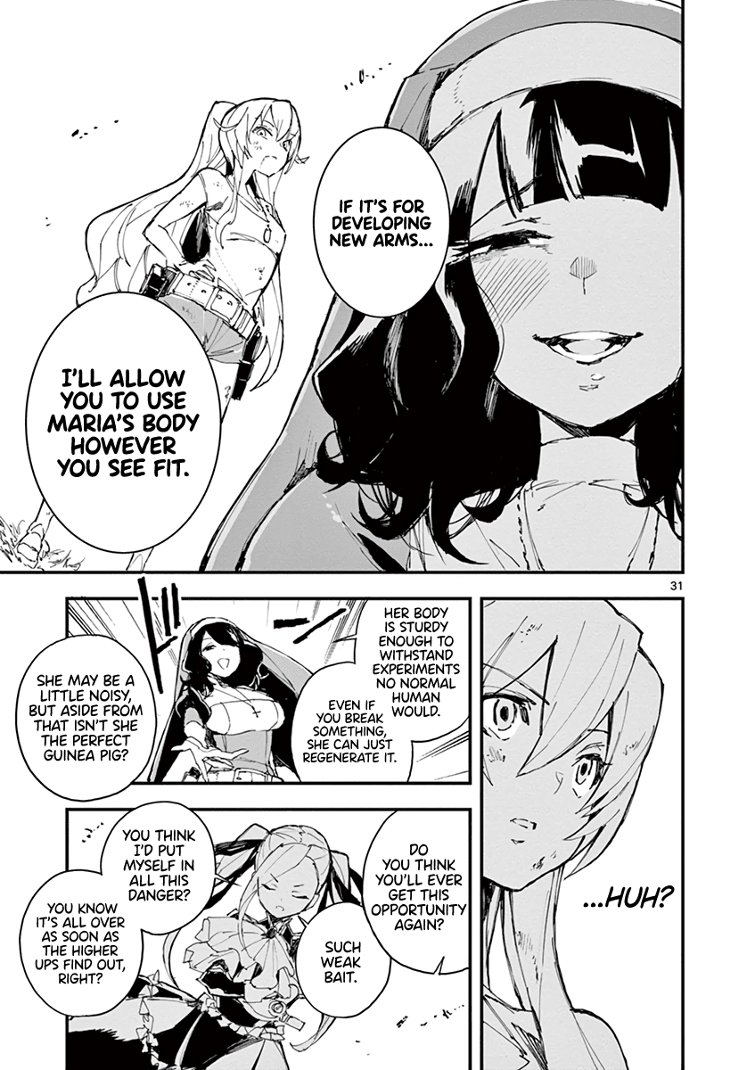 Gunbured x Sisters Chapter 7 page 31 - Chapter 7: The Name of That Weapon