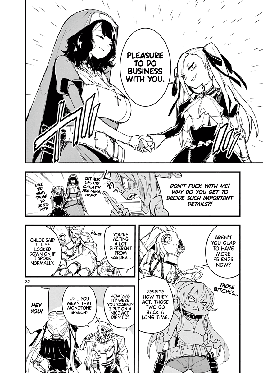 Gunbured x Sisters Chapter 7 page 32 - Chapter 7: The Name of That Weapon