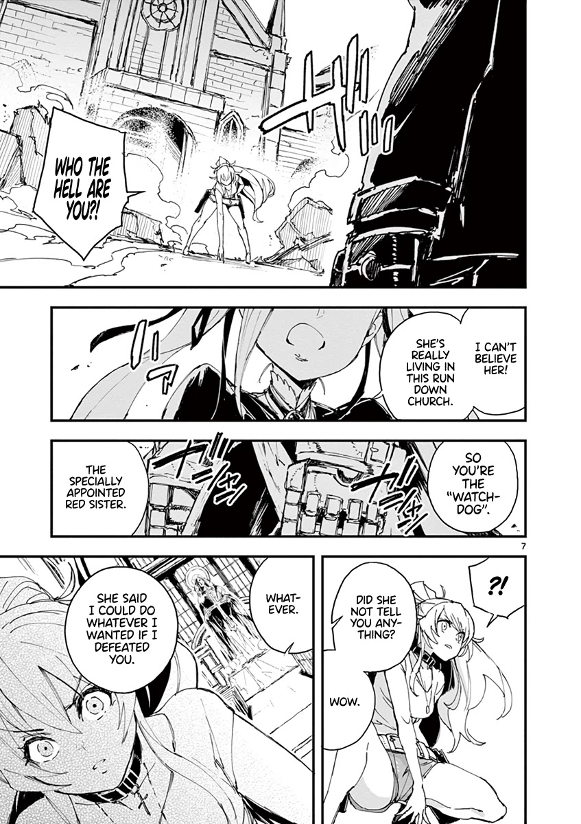 Gunbured x Sisters Chapter 7 page 8 - Chapter 7: The Name of That Weapon