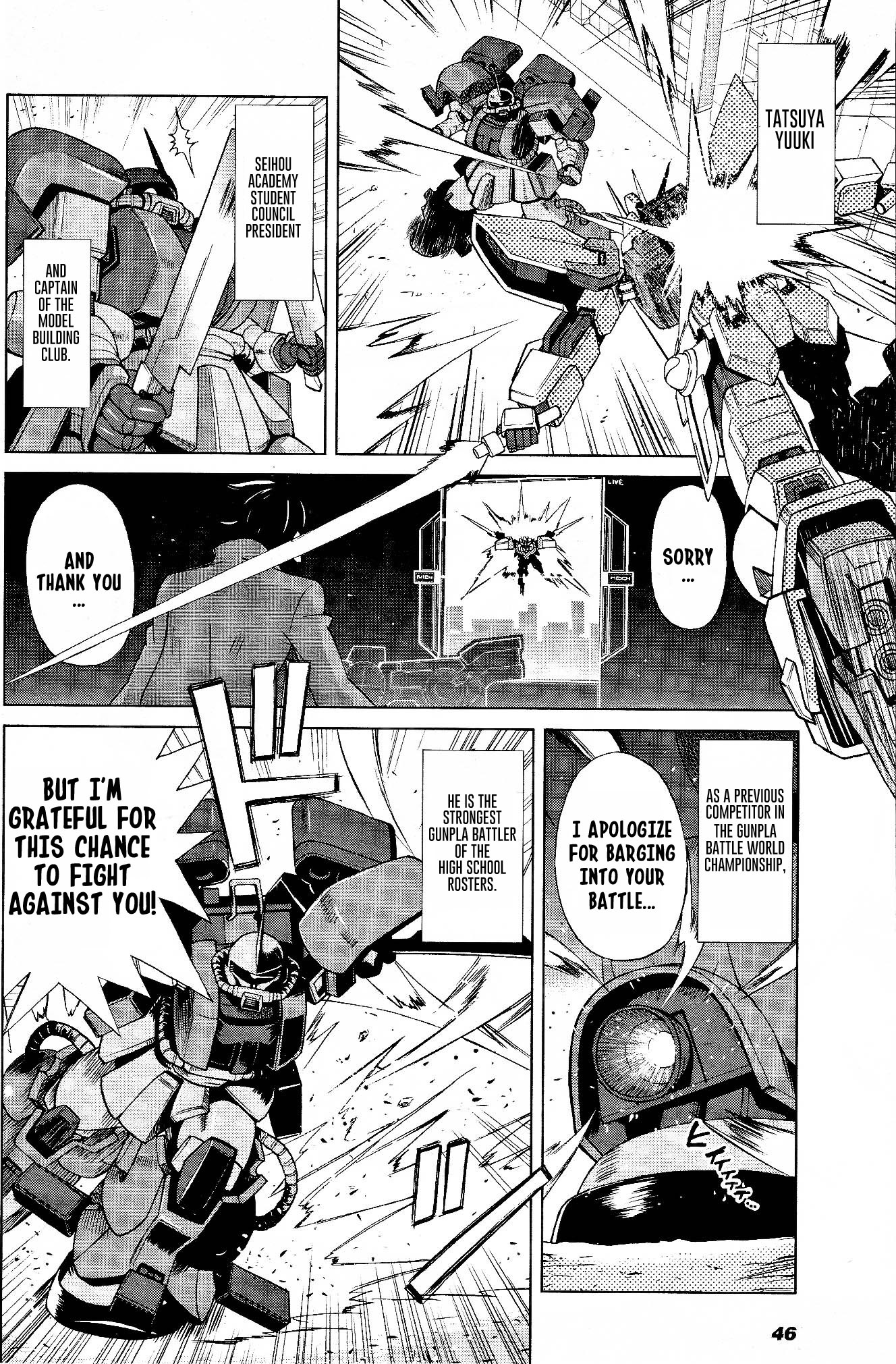 Gundam Build Fighters A Chapter 1 page 7 - Chapter 1: Tatsuya & Tooru