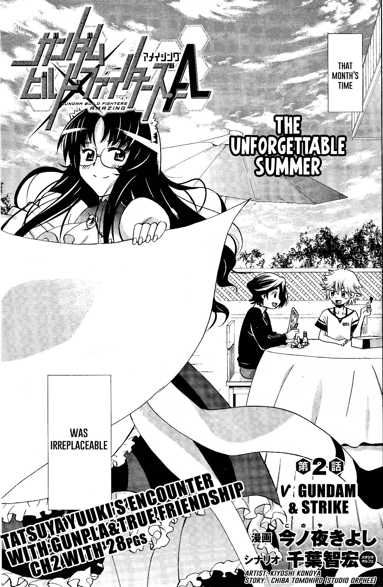 Gundam Build Fighters A Chapter 2 page 1 - Chapter 2: v Gundam & Strike