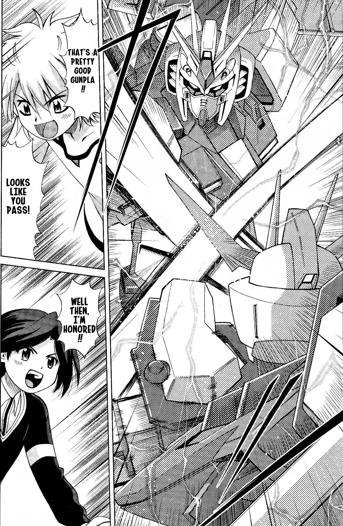 Gundam Build Fighters A Chapter 2 page 12 - Chapter 2: v Gundam & Strike