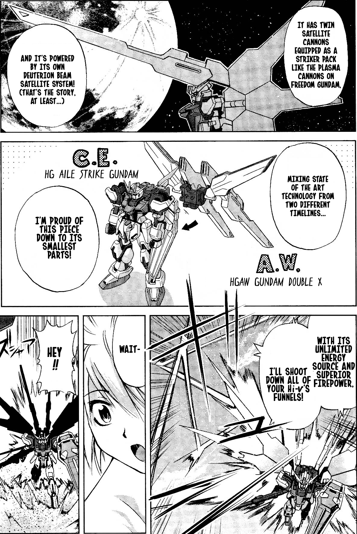 Gundam Build Fighters A Chapter 2 page 9 - Chapter 2: v Gundam & Strike