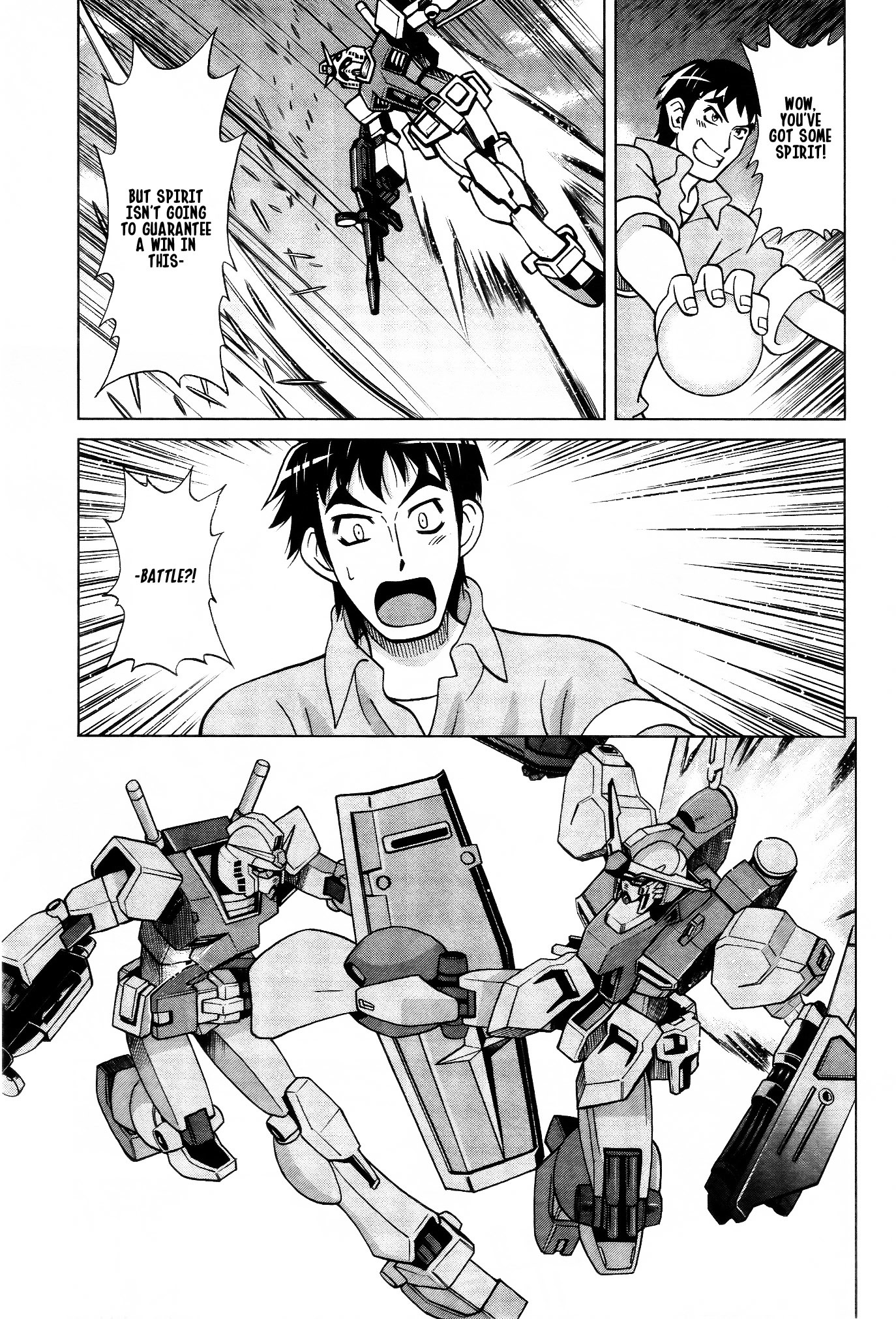 Gundam Build Fighters A Chapter 6 page 9 - Chapter 6: Rage on, Gunpla!