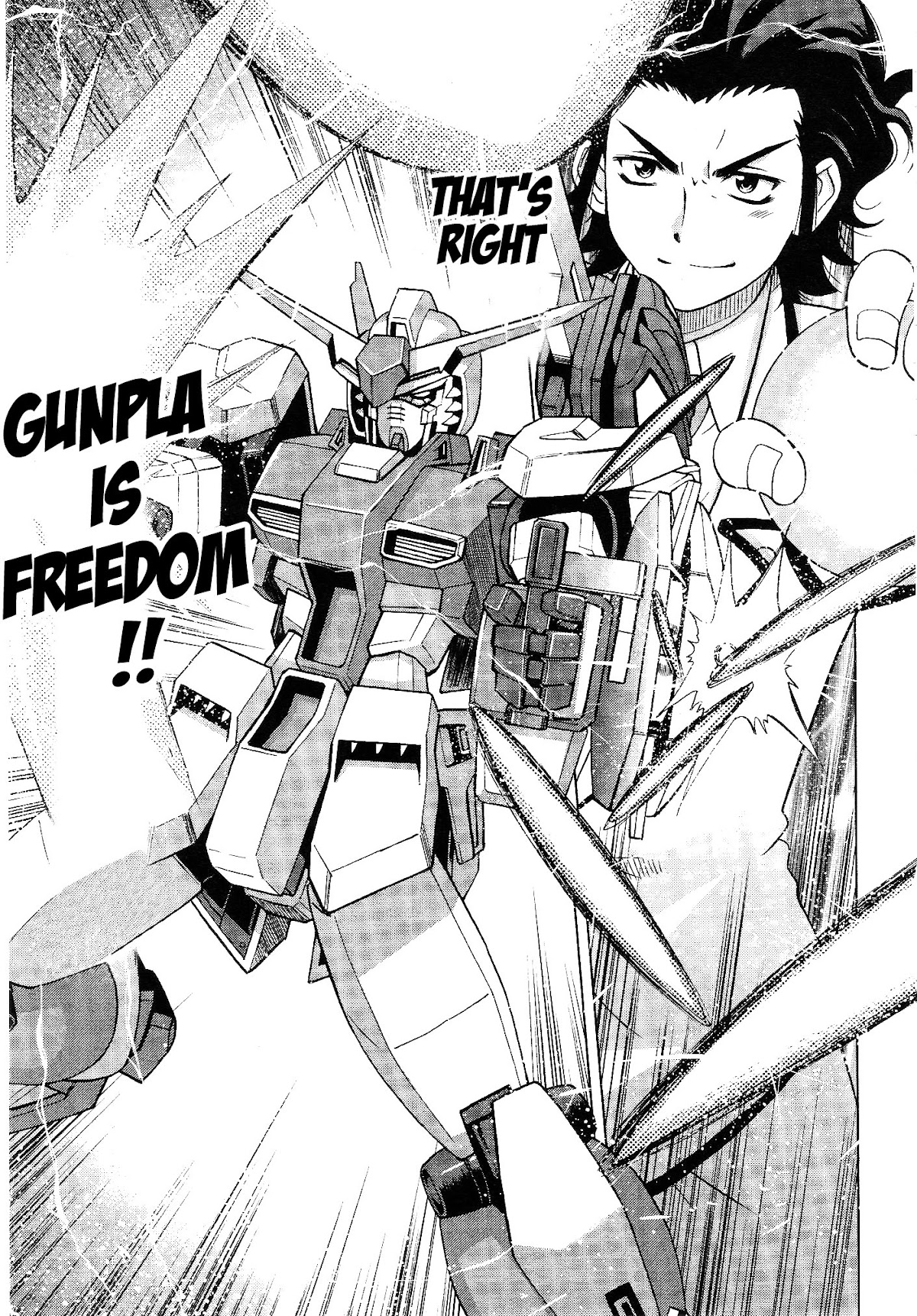 Gundam Build Fighters A Chapter 7 page 21 - Chapter 7: To the Gunpla Academy