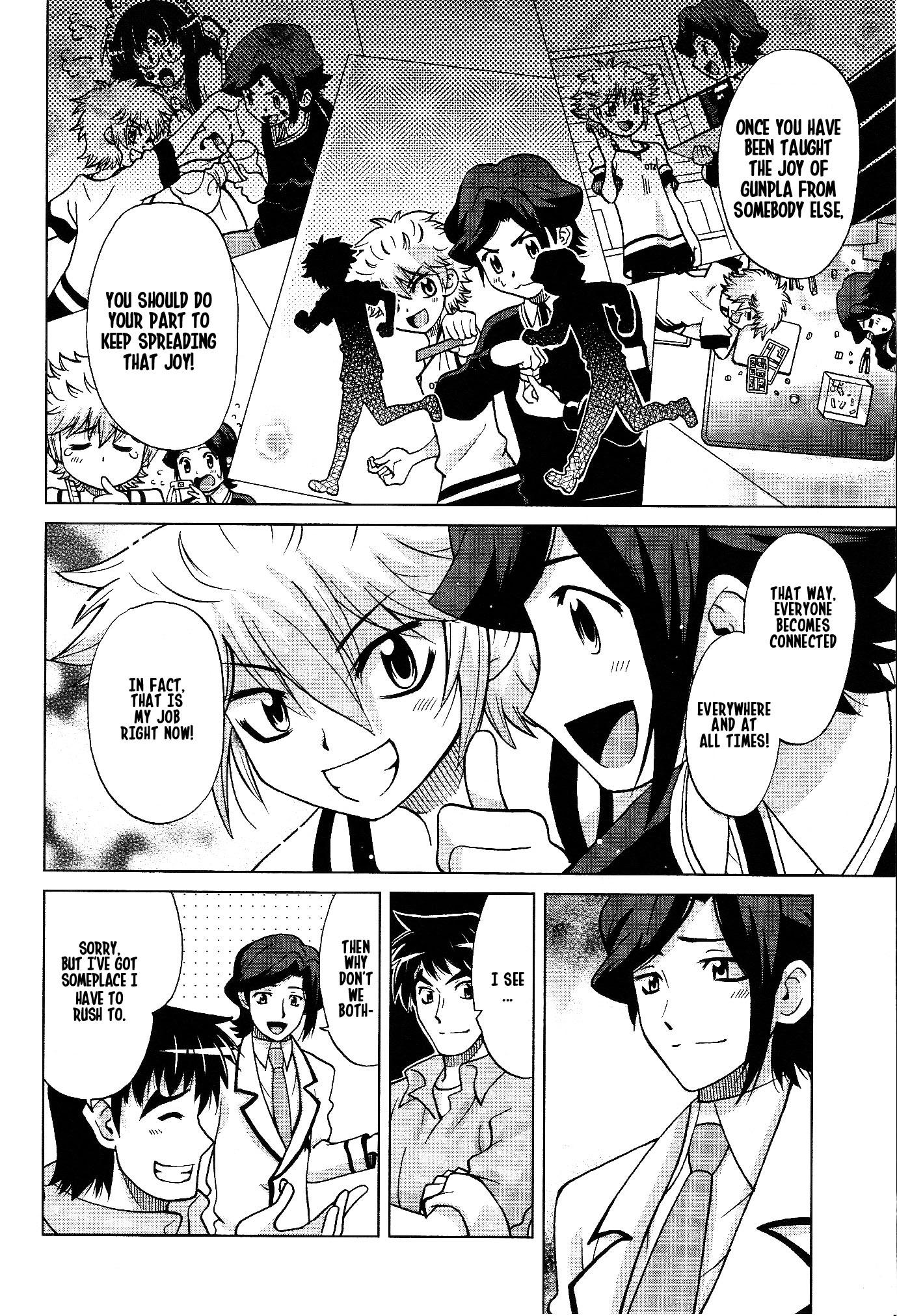 Gundam Build Fighters A Chapter 7 page 4 - Chapter 7: To the Gunpla Academy