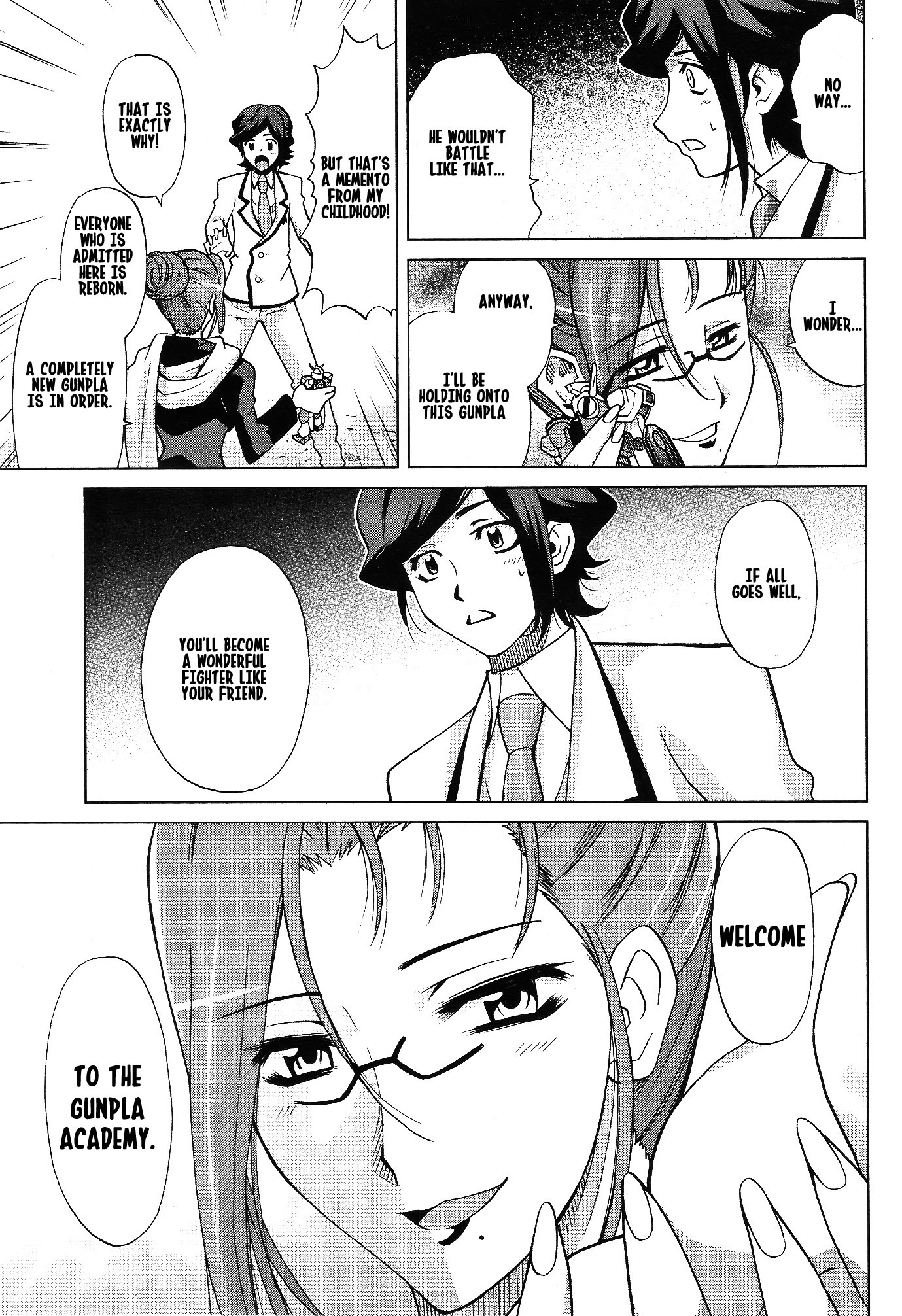 Gundam Build Fighters A Chapter 8 page 10 - Chapter 8: Tooru's Shadow