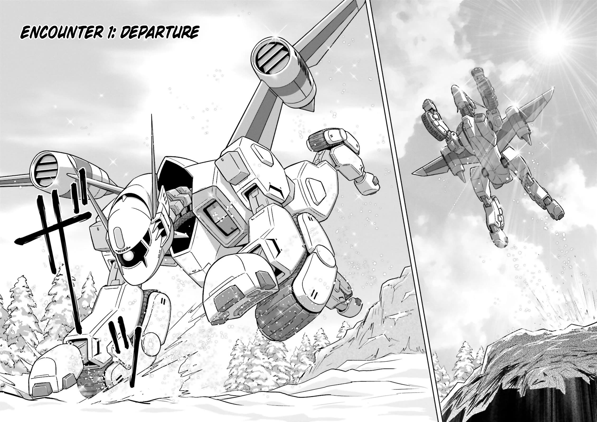 Gundam Seed Astray - Tenkuu no Seijo Chapter 1 page 2 - Chapter 1: Encounter 1: Departure