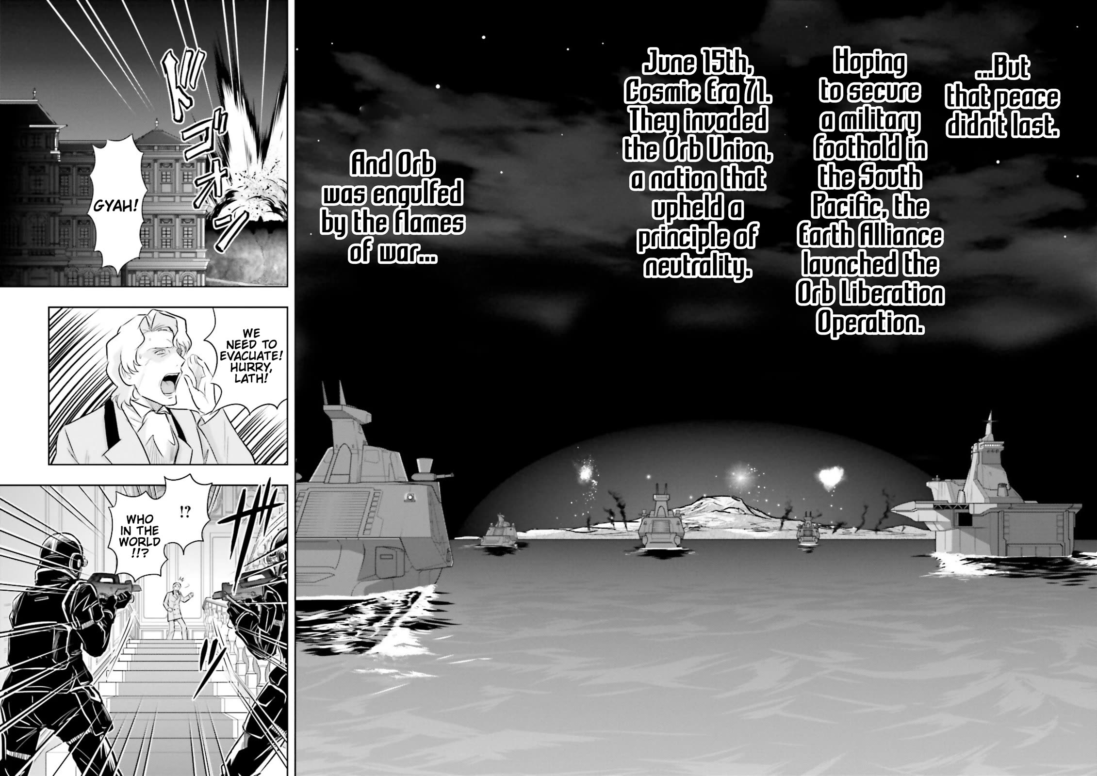 Gundam Seed Astray - Tenkuu no Seijo Chapter 1 page 26 - Chapter 1: Encounter 1: Departure