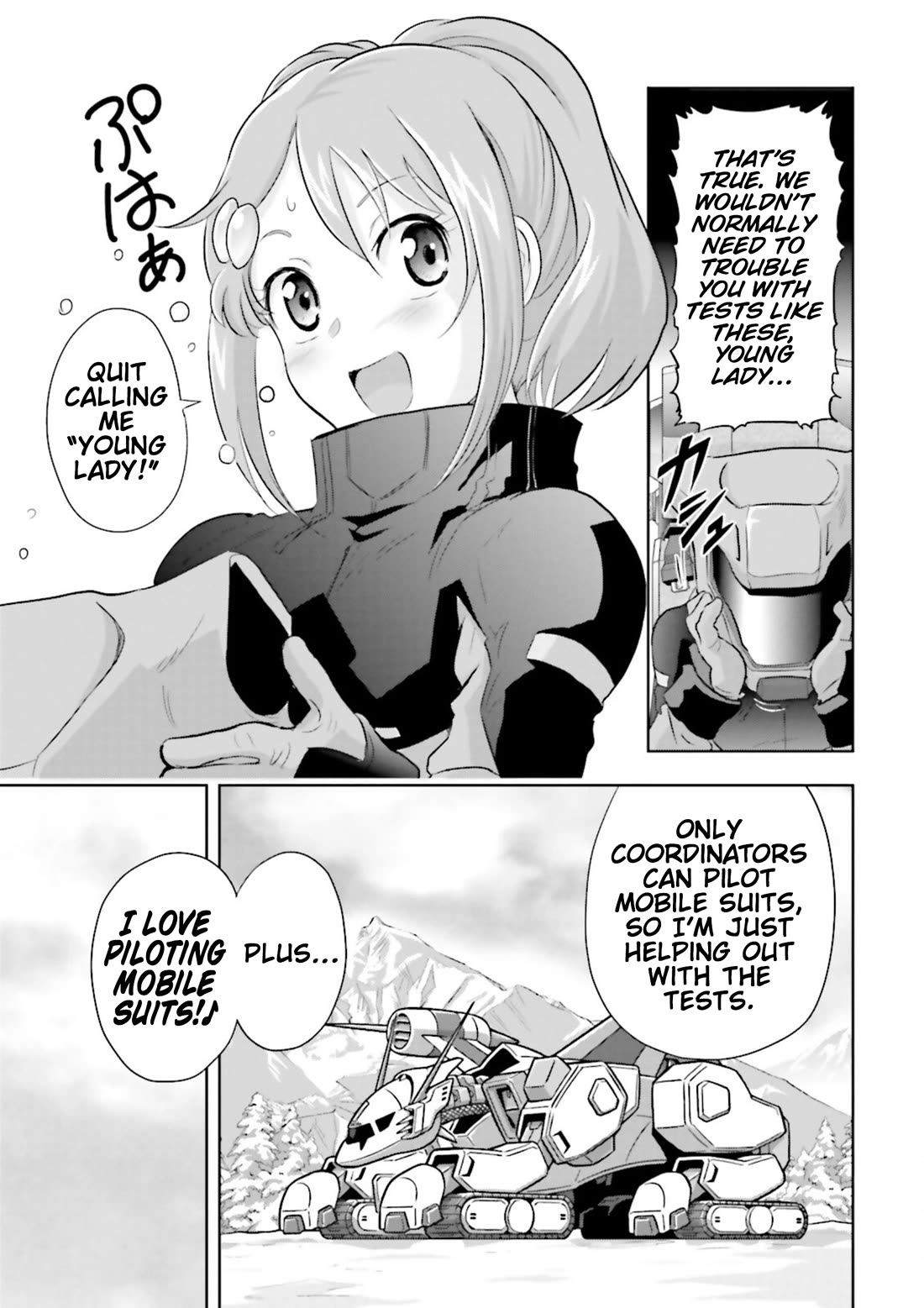 Gundam Seed Astray - Tenkuu no Seijo Chapter 1 page 4 - Chapter 1: Encounter 1: Departure
