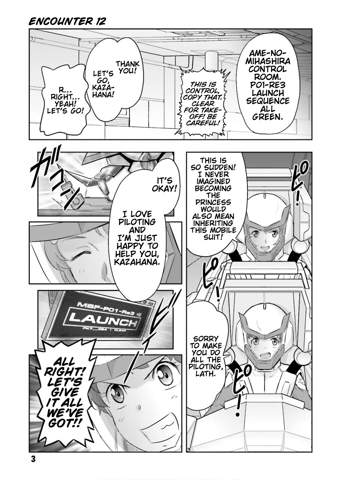 Gundam Seed Astray - Tenkuu no Seijo Chapter 12 page 4 - Chapter 12: Encounter 12: Pure White Amatsu