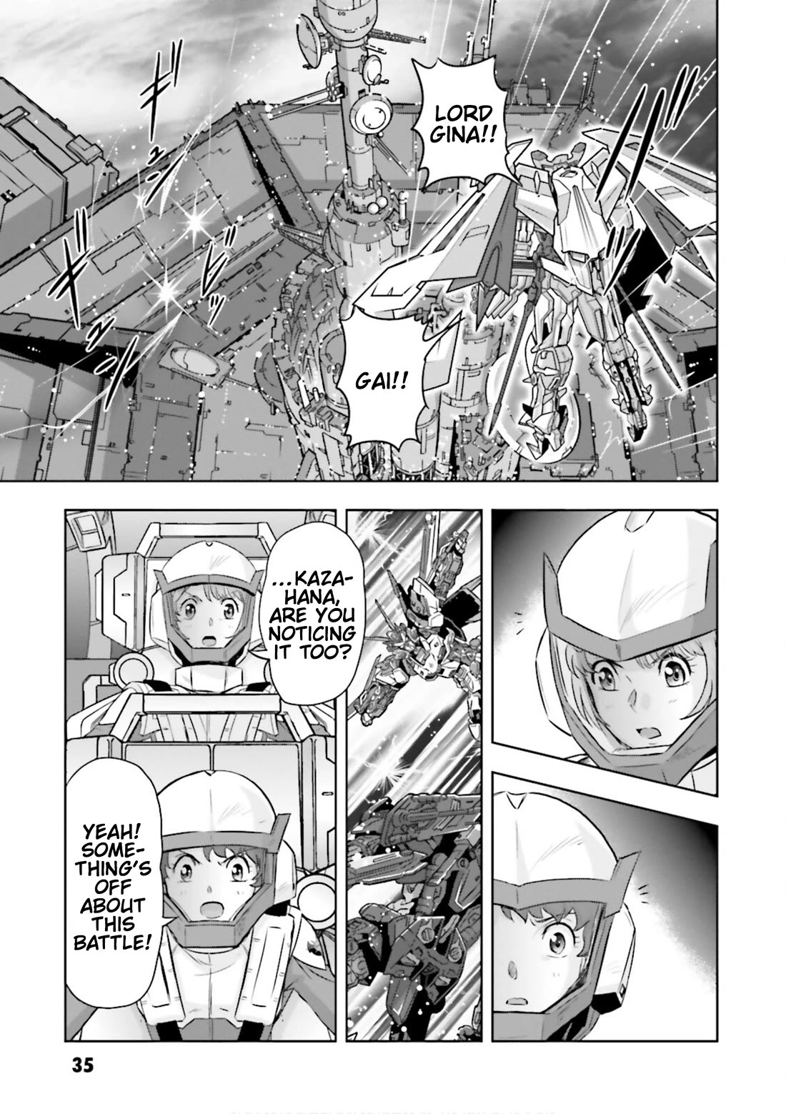Gundam Seed Astray - Tenkuu no Seijo Chapter 13 page 12 - Chapter 13: Encounter 13: What Makes A Princess