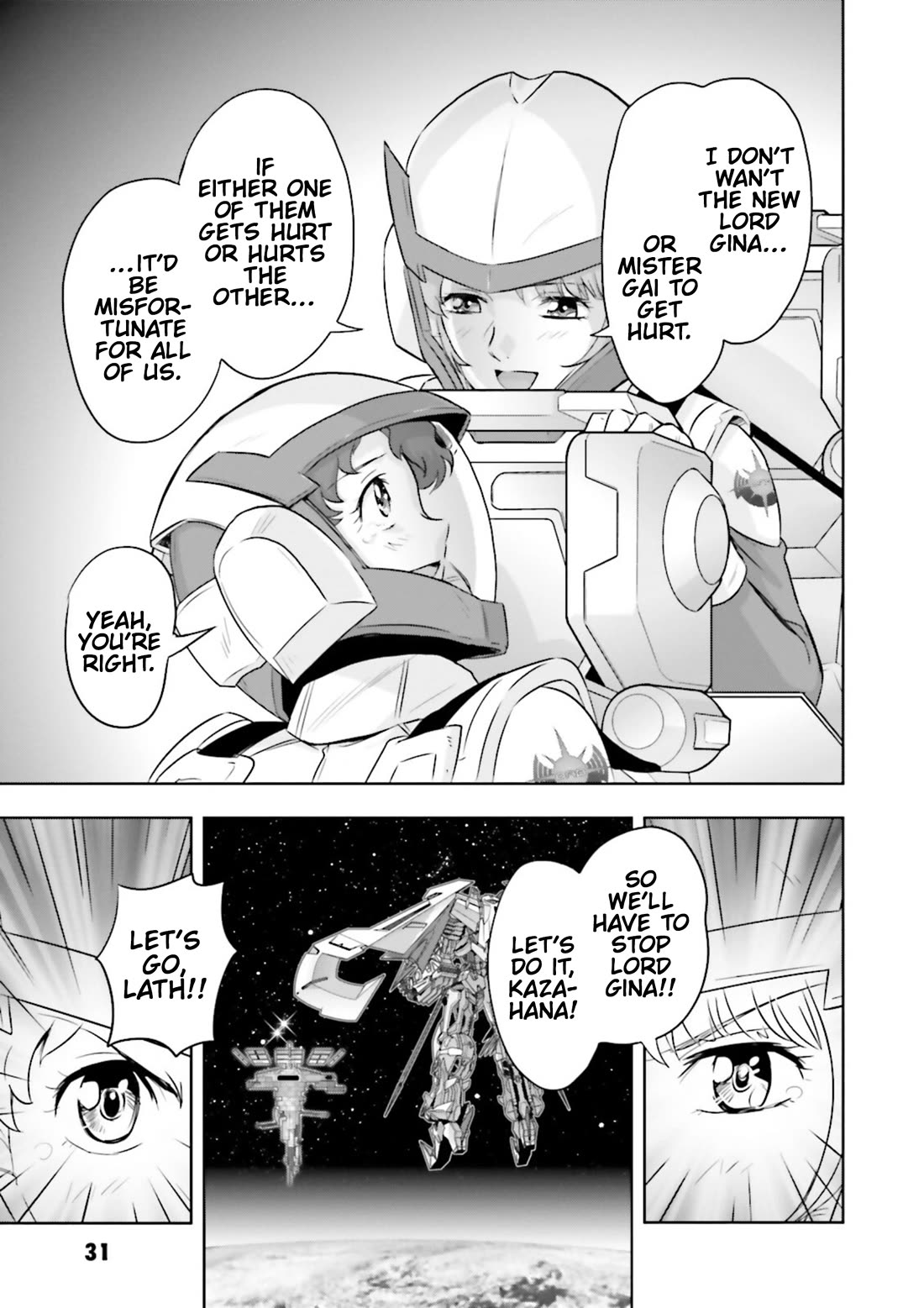 Gundam Seed Astray - Tenkuu no Seijo Chapter 13 page 9 - Chapter 13: Encounter 13: What Makes A Princess