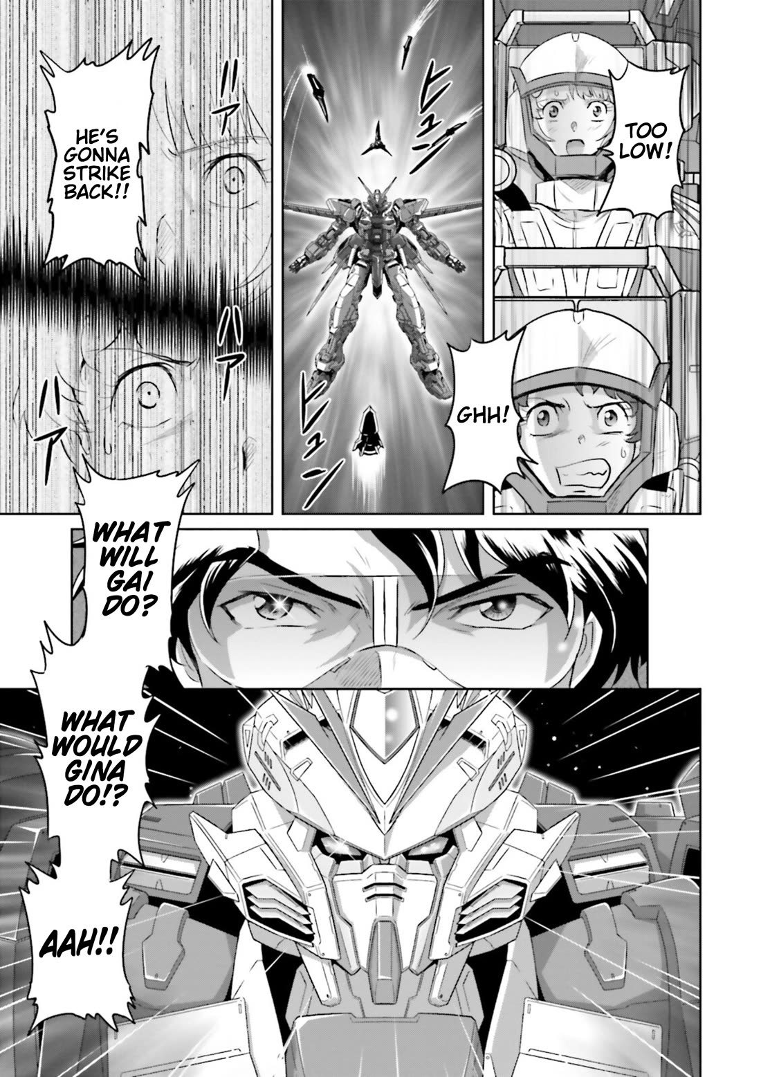 Gundam Seed Astray - Tenkuu no Seijo Chapter 14 page 17 - Chapter 14: Encounter 14: The Fate of the Rare Metal