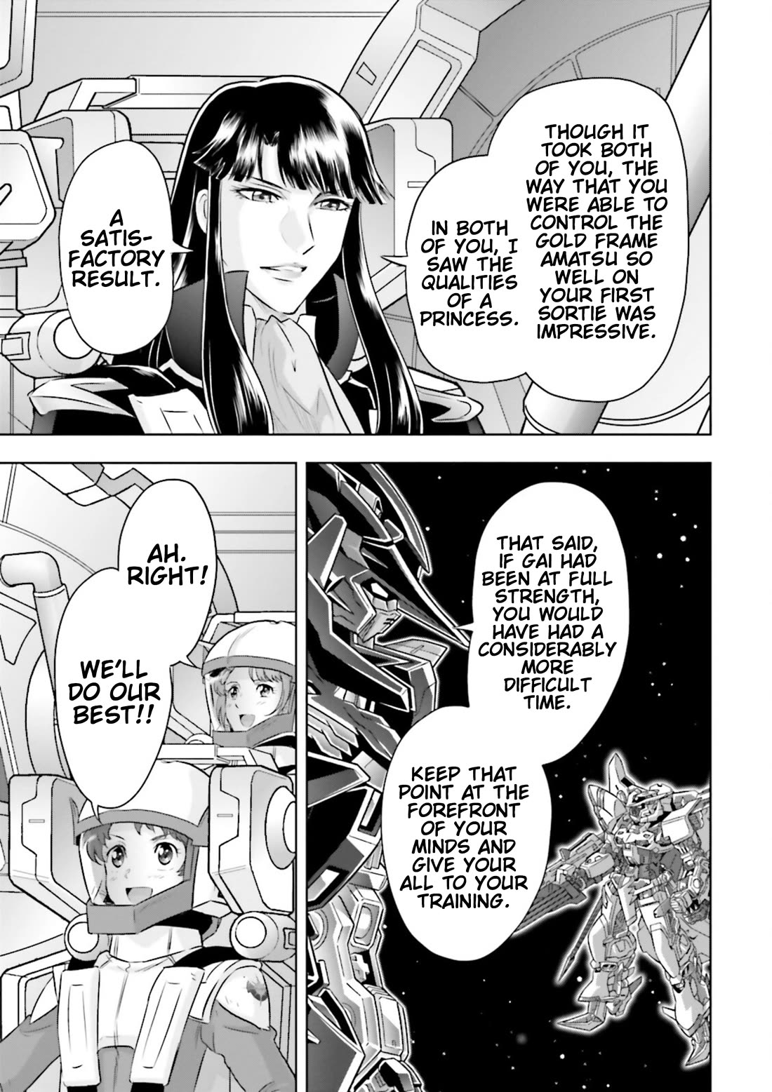 Gundam Seed Astray - Tenkuu no Seijo Chapter 14 page 21 - Chapter 14: Encounter 14: The Fate of the Rare Metal