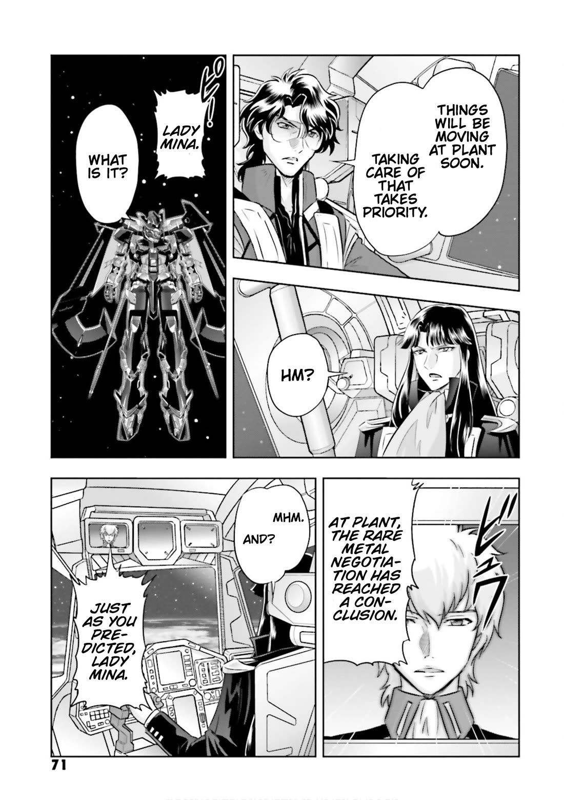 Gundam Seed Astray - Tenkuu no Seijo Chapter 14 page 23 - Chapter 14: Encounter 14: The Fate of the Rare Metal