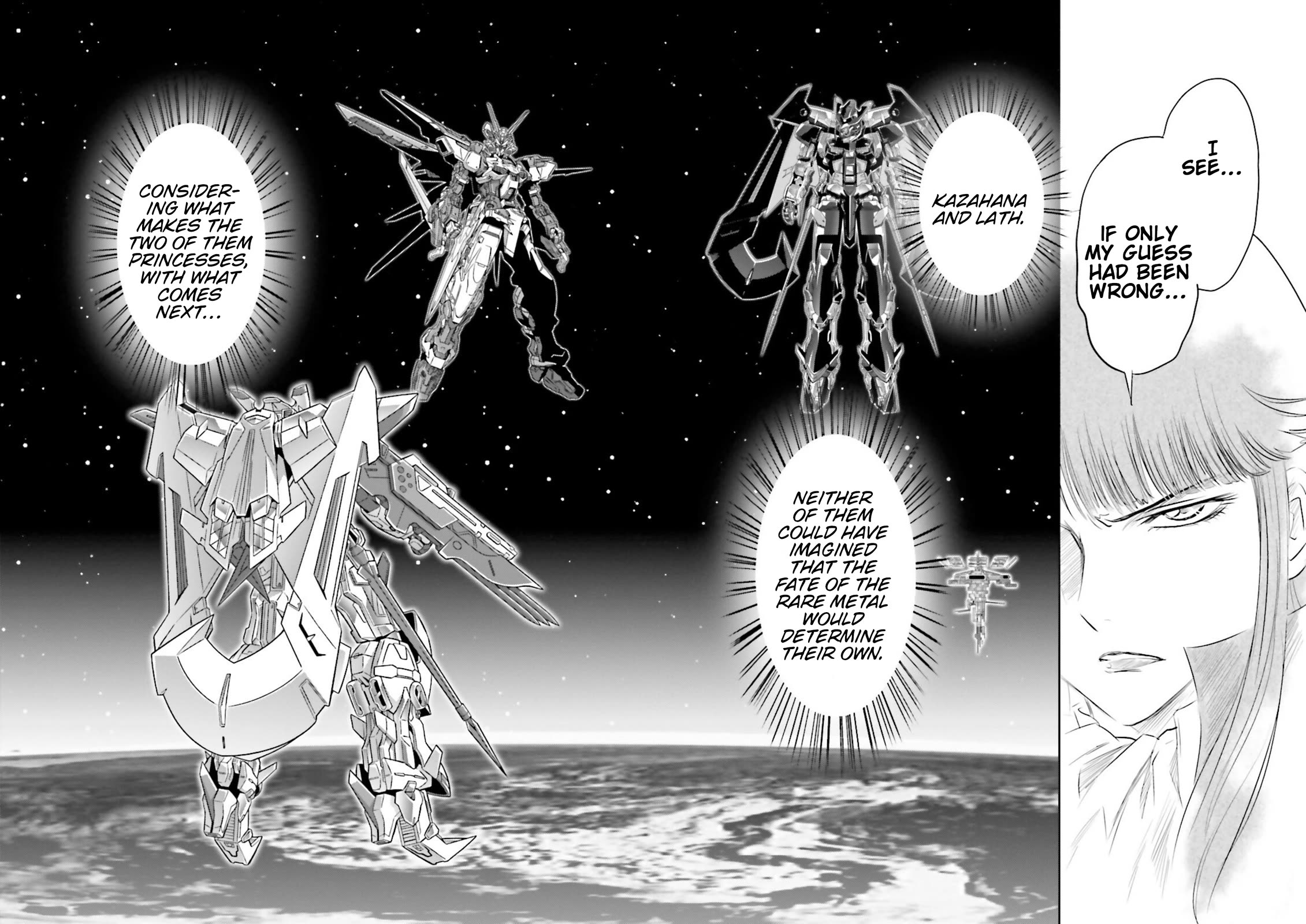 Gundam Seed Astray - Tenkuu no Seijo Chapter 14 page 24 - Chapter 14: Encounter 14: The Fate of the Rare Metal