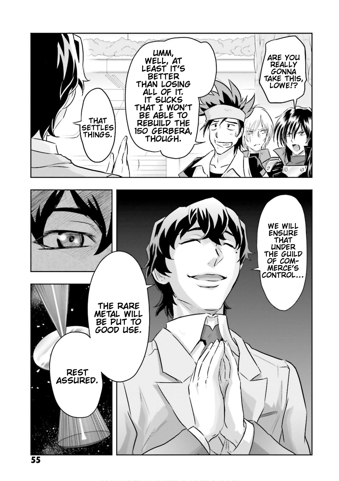 Gundam Seed Astray - Tenkuu no Seijo Chapter 14 page 8 - Chapter 14: Encounter 14: The Fate of the Rare Metal