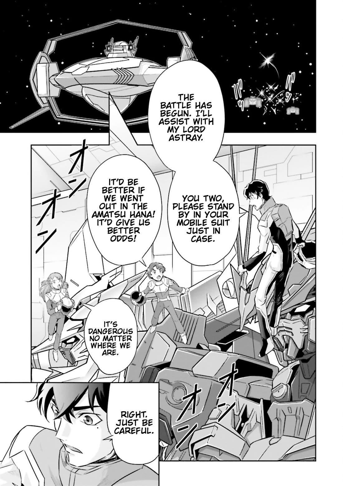 Gundam Seed Astray - Tenkuu no Seijo Chapter 15 page 14 - Chapter 15: Encounter 15: Separation