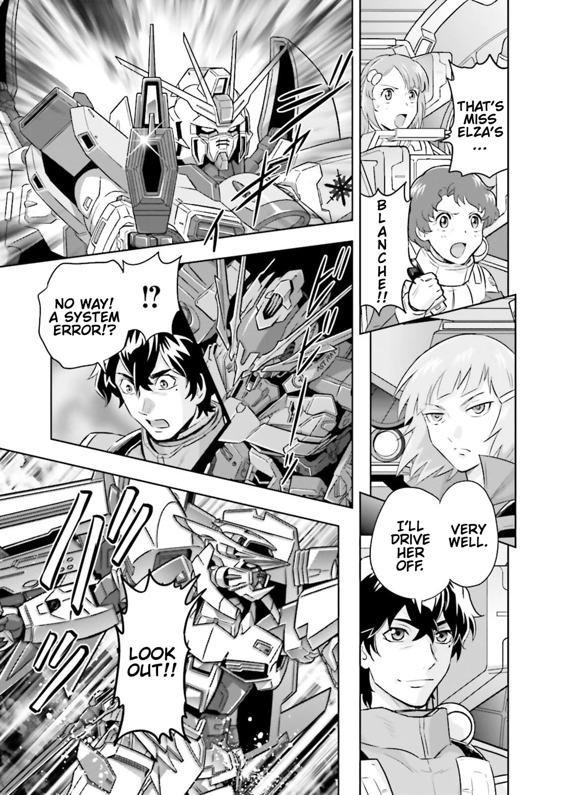 Gundam Seed Astray - Tenkuu no Seijo Chapter 15 page 16 - Chapter 15: Encounter 15: Separation