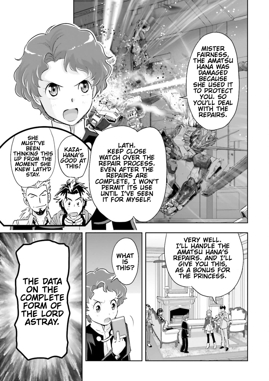 Gundam Seed Astray - Tenkuu no Seijo Chapter 16 page 21 - Chapter 16: Encounter 16: One Man's Destiny Plan