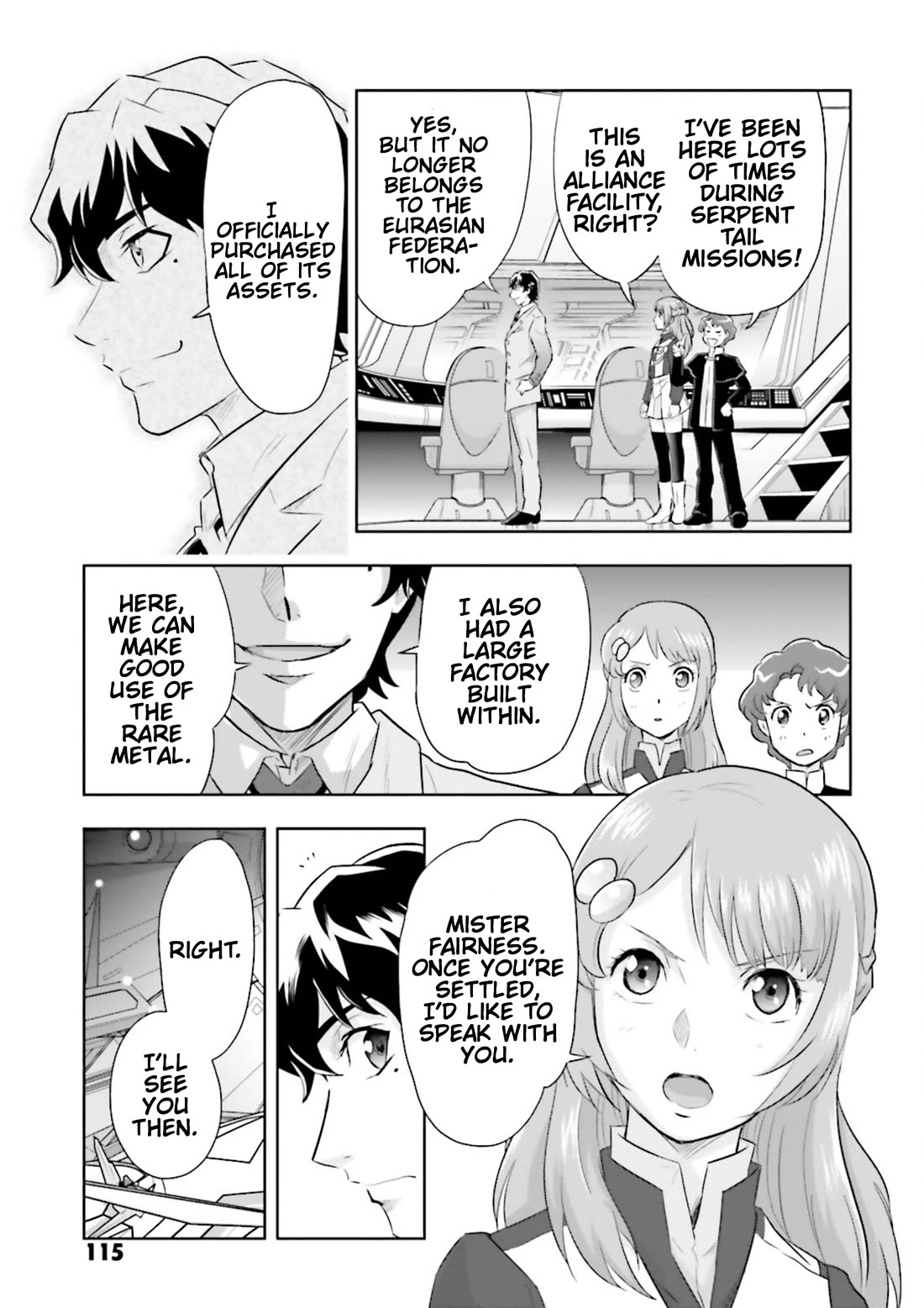 Gundam Seed Astray - Tenkuu no Seijo Chapter 16 page 6 - Chapter 16: Encounter 16: One Man's Destiny Plan
