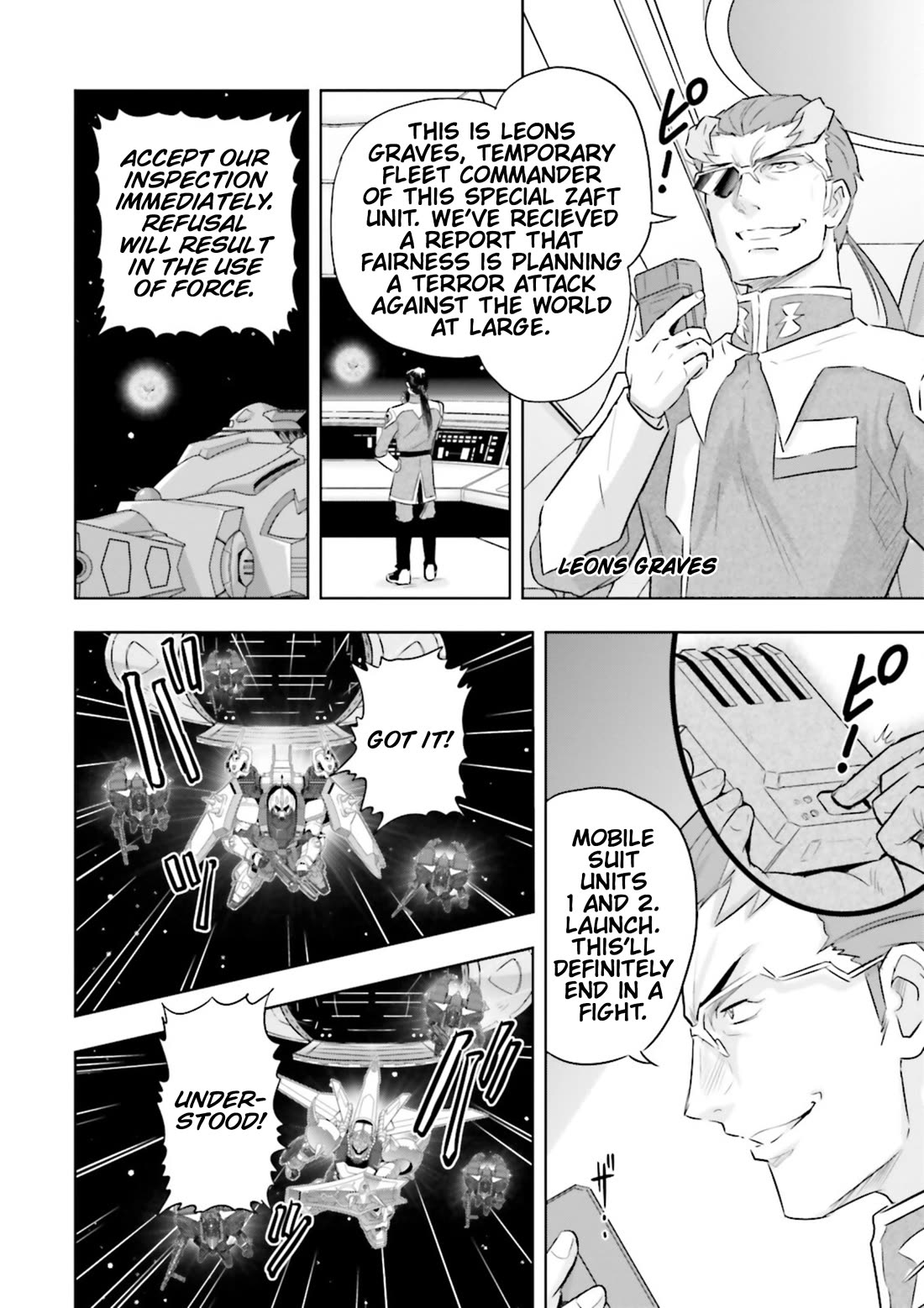 Gundam Seed Astray - Tenkuu no Seijo Chapter 17 page 11 - Chapter 17: Encounter 17: Assault on Artemis