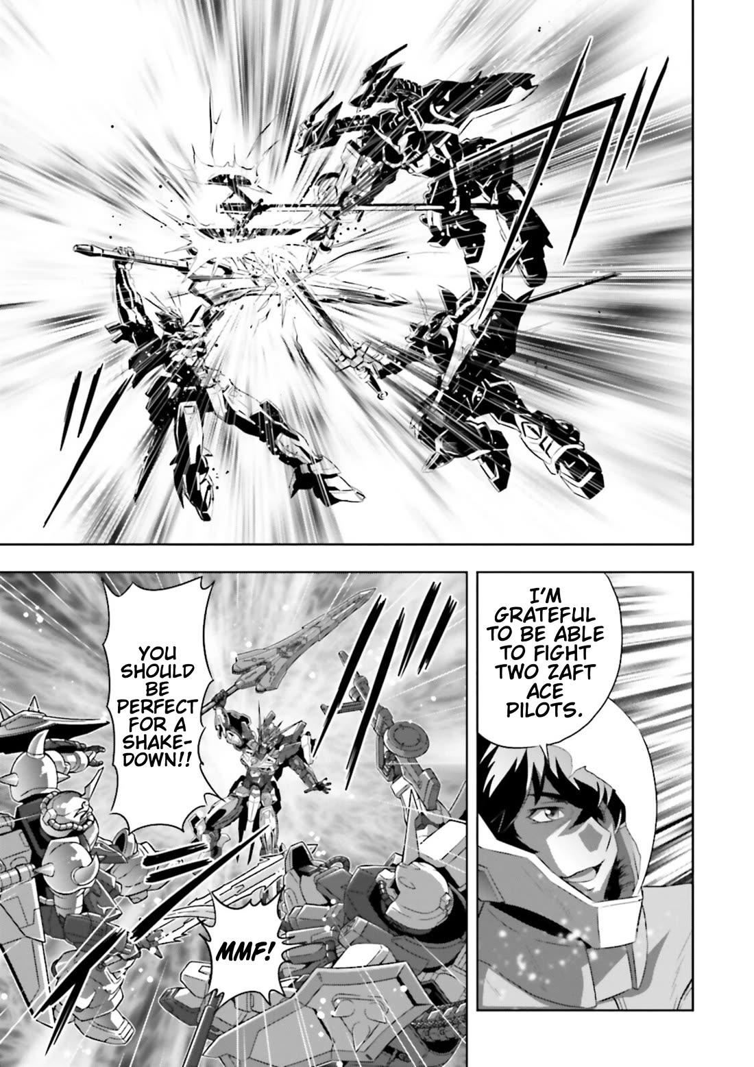 Gundam Seed Astray - Tenkuu no Seijo Chapter 17 page 19 - Chapter 17: Encounter 17: Assault on Artemis