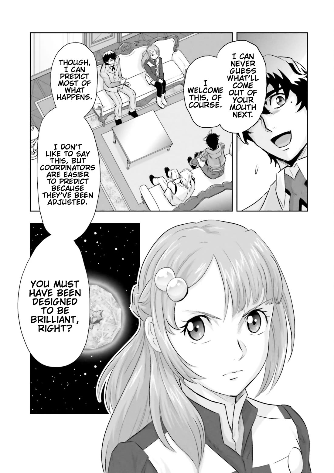 Gundam Seed Astray - Tenkuu no Seijo Chapter 18 page 16 - Chapter 18: Encounter 18: Those Gathered