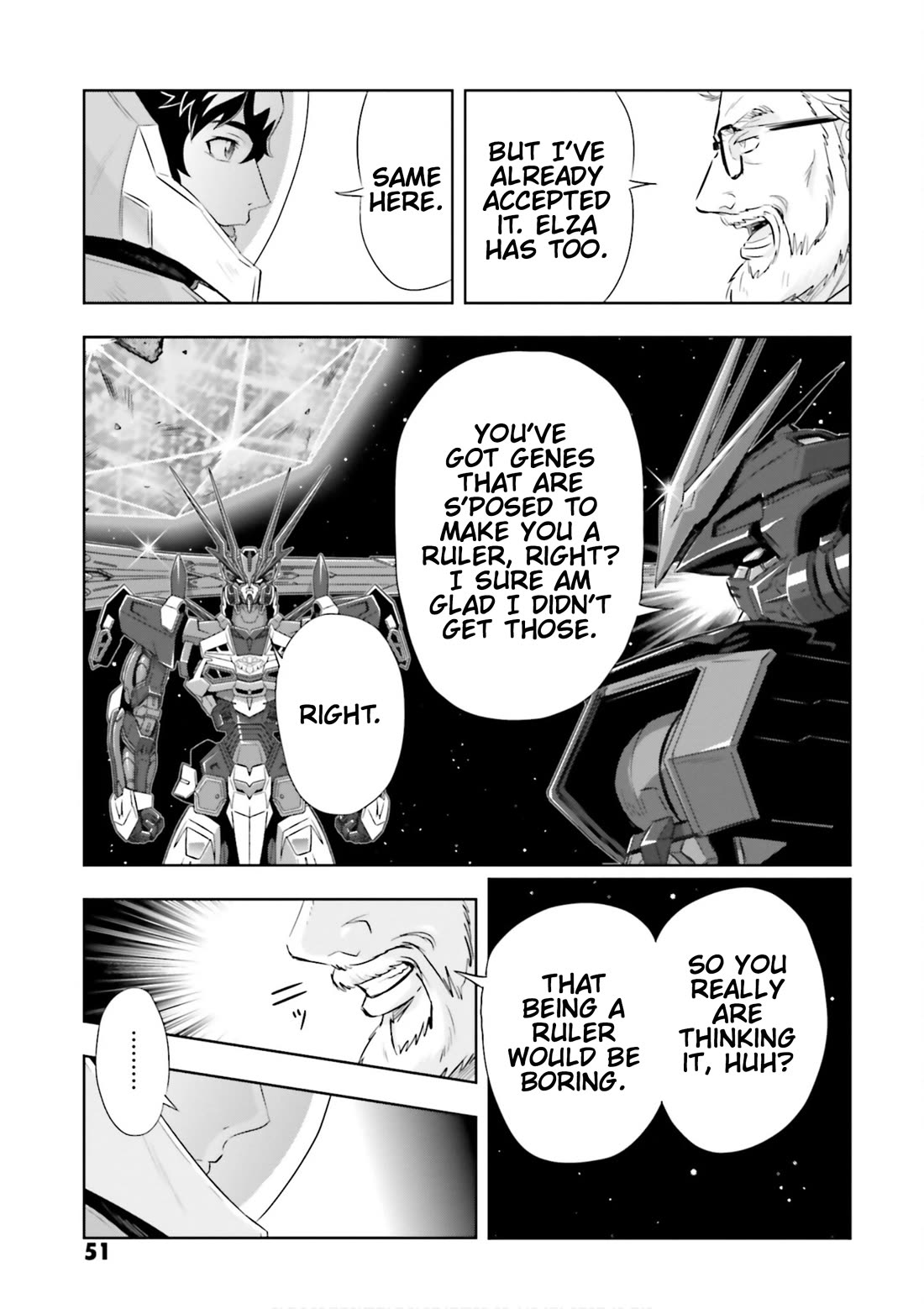 Gundam Seed Astray - Tenkuu no Seijo Chapter 19 page 13 - Chapter 19: Encounter 19: Shattered Balance