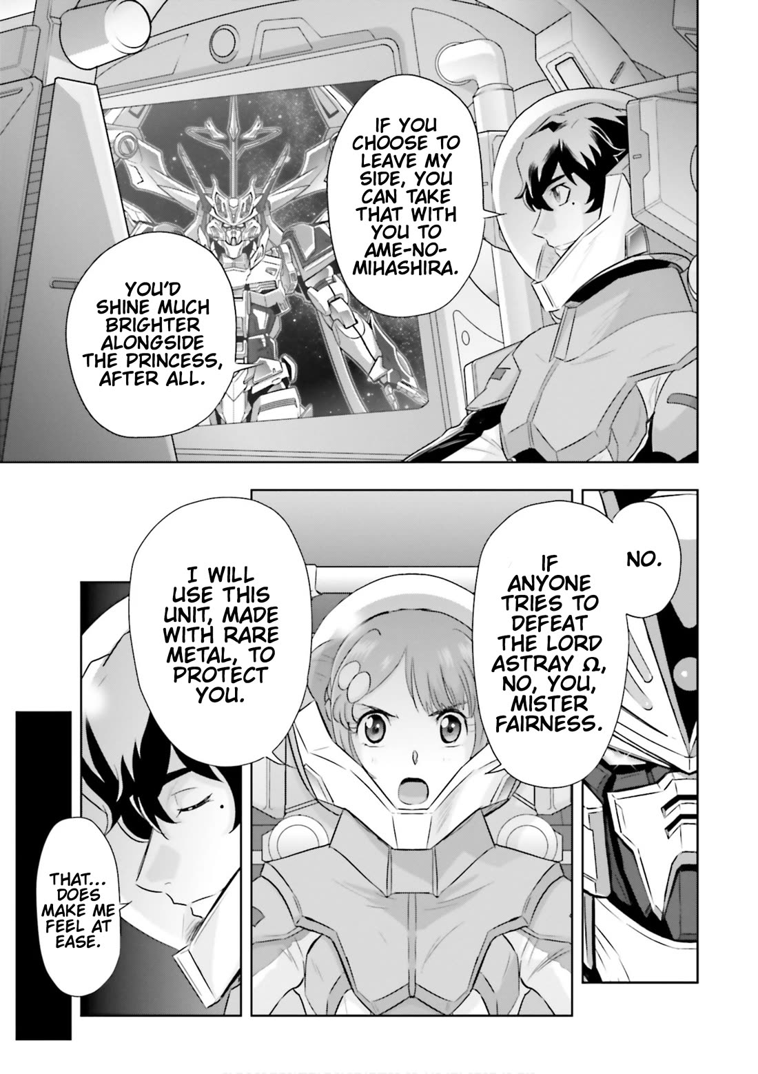 Gundam Seed Astray - Tenkuu no Seijo Chapter 19 page 22 - Chapter 19: Encounter 19: Shattered Balance