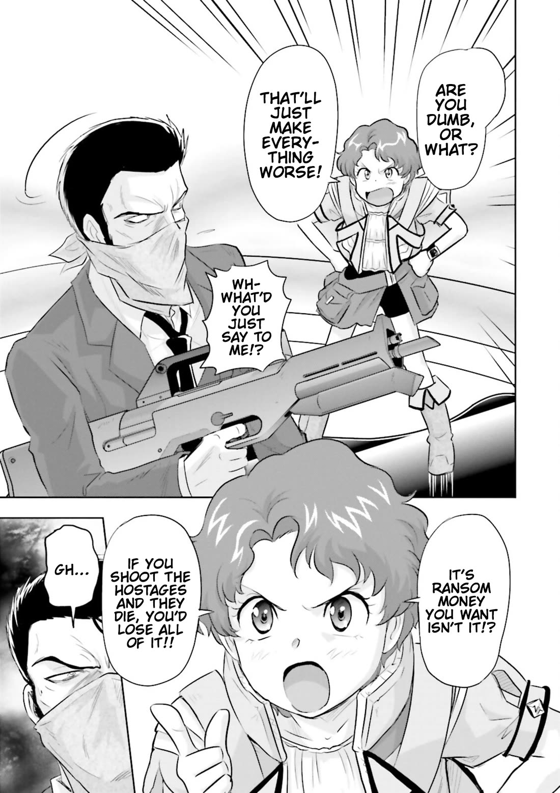 Gundam Seed Astray - Tenkuu no Seijo Chapter 2 page 11 - Chapter 2: Encounter 2: Mercenary Girl