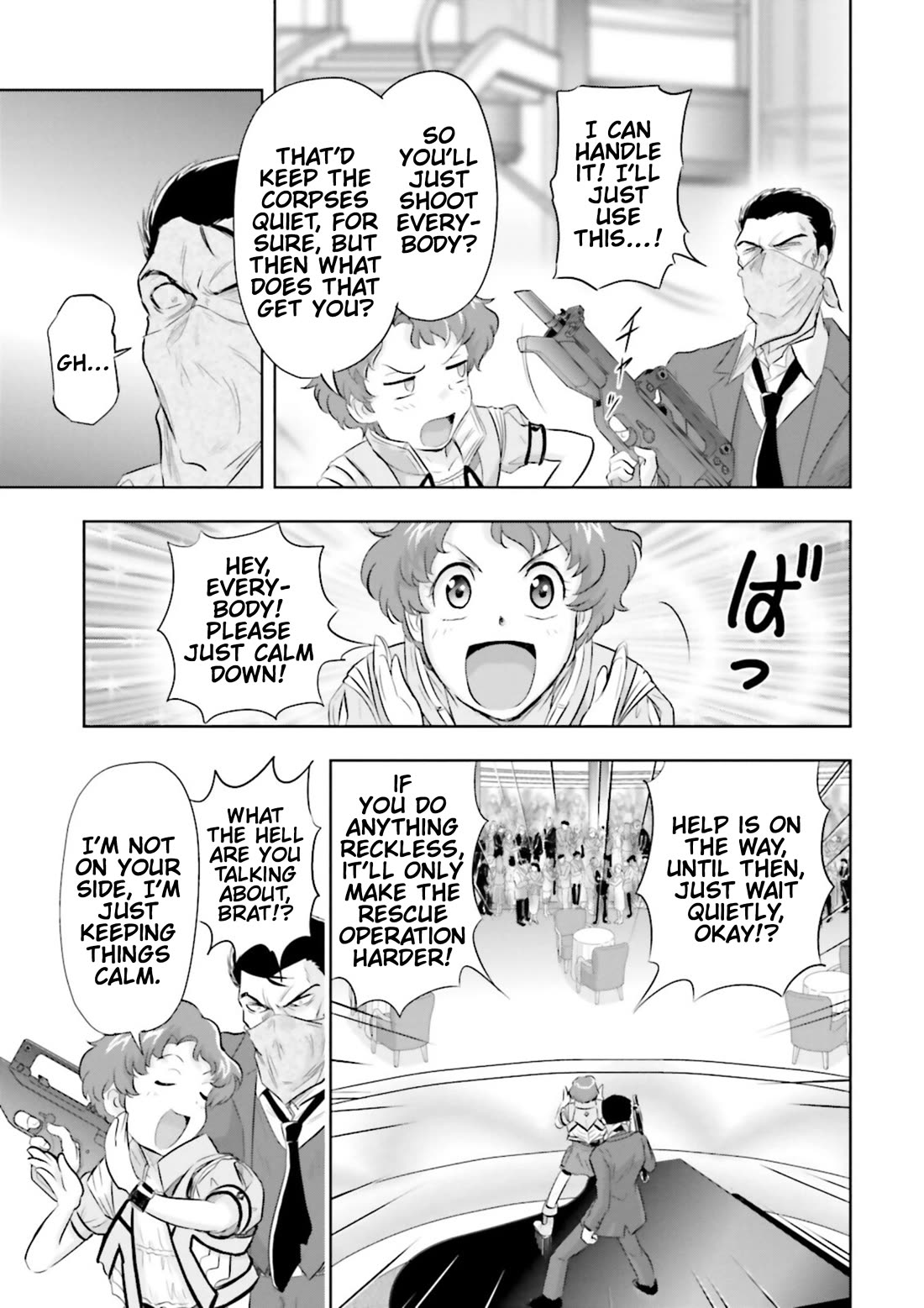 Gundam Seed Astray - Tenkuu no Seijo Chapter 2 page 13 - Chapter 2: Encounter 2: Mercenary Girl