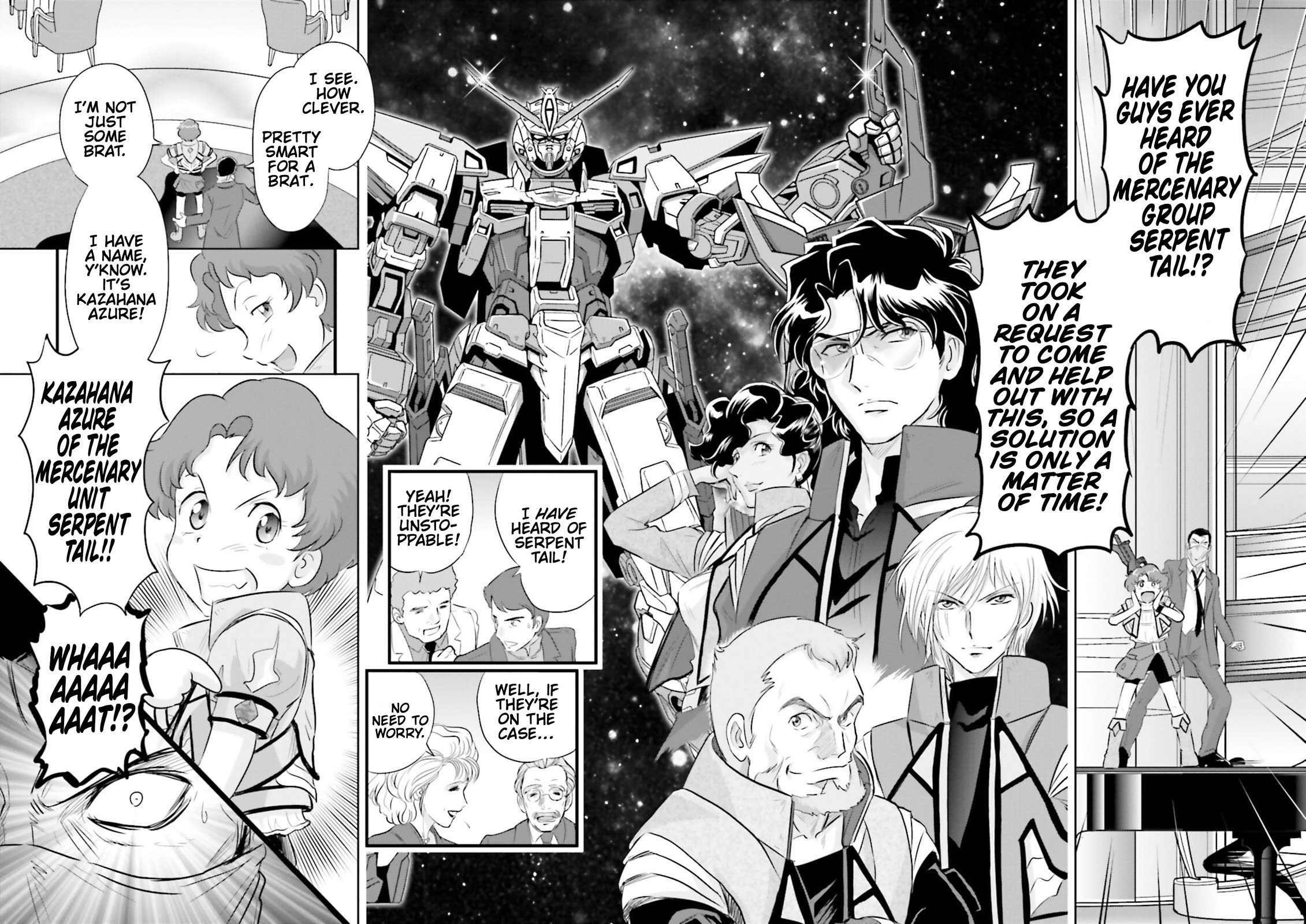 Gundam Seed Astray - Tenkuu no Seijo Chapter 2 page 14 - Chapter 2: Encounter 2: Mercenary Girl