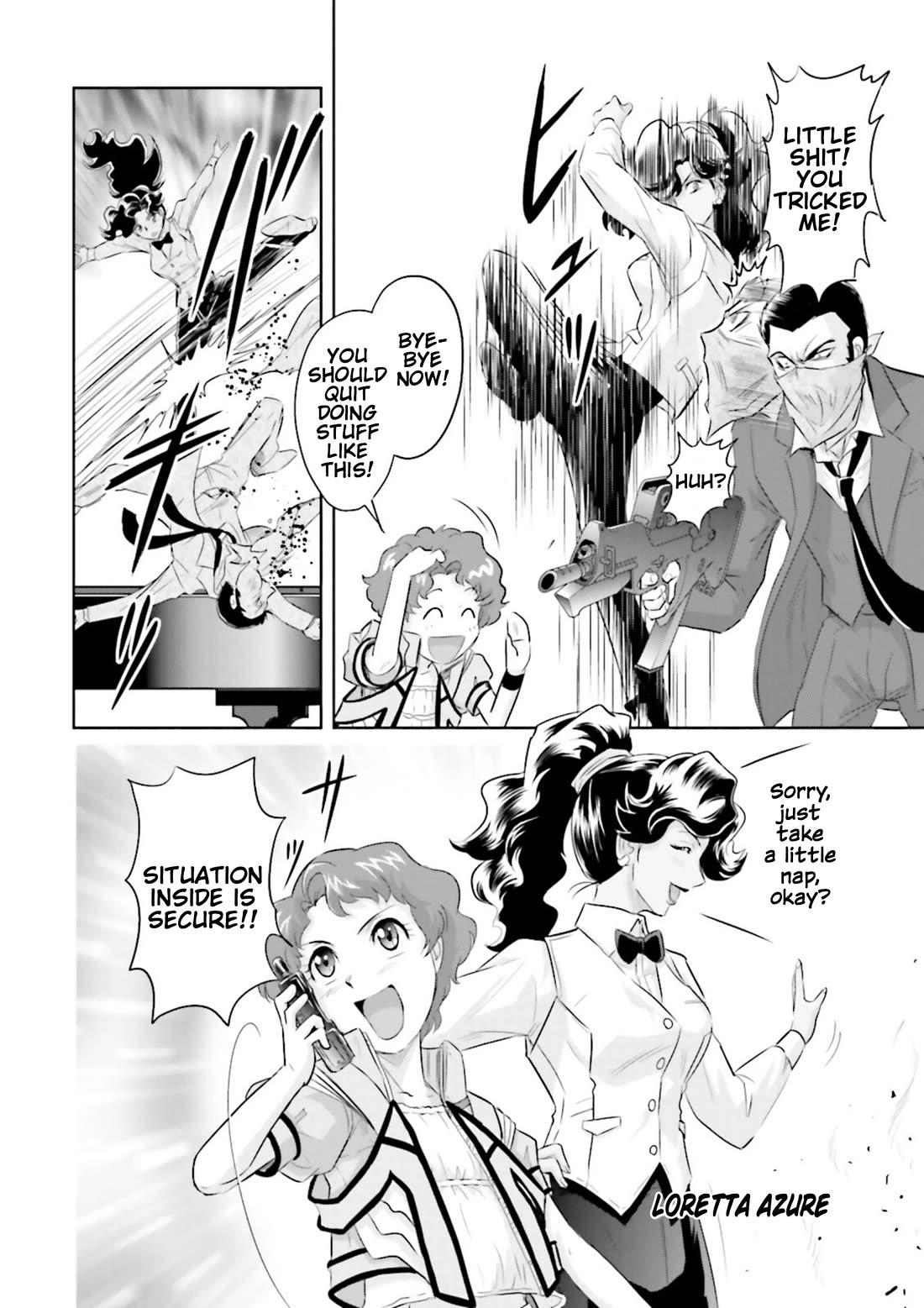 Gundam Seed Astray - Tenkuu no Seijo Chapter 2 page 15 - Chapter 2: Encounter 2: Mercenary Girl