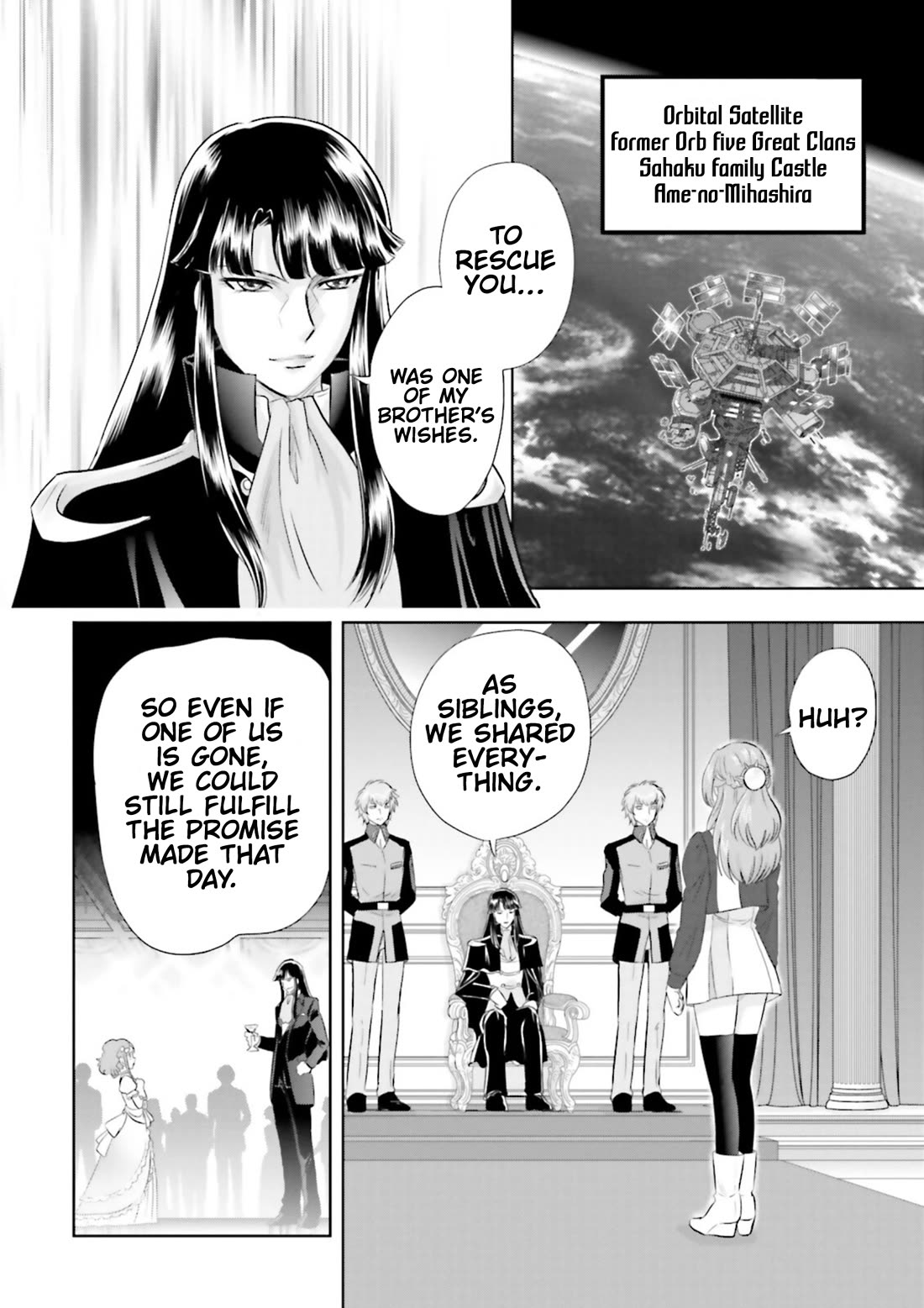 Gundam Seed Astray - Tenkuu no Seijo Chapter 2 page 3 - Chapter 2: Encounter 2: Mercenary Girl