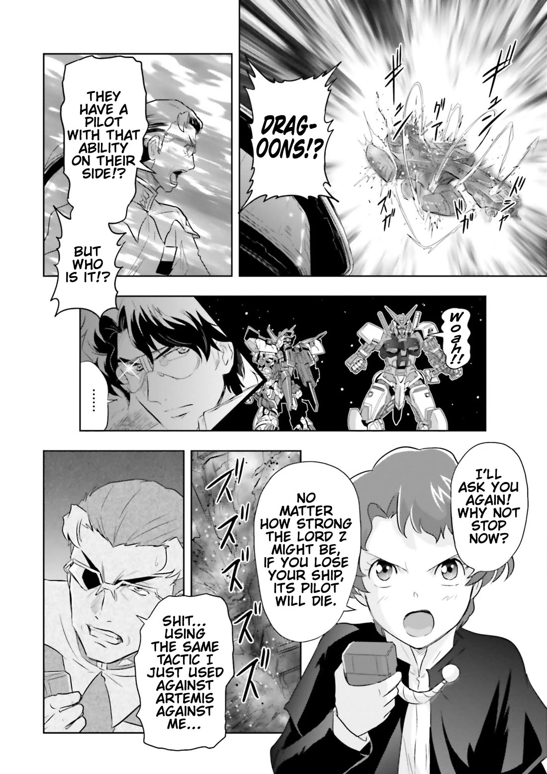 Gundam Seed Astray - Tenkuu no Seijo Chapter 20 page 17 - Chapter 20: Encounter 20: Ame-no-Mihashira vs. ZAFT