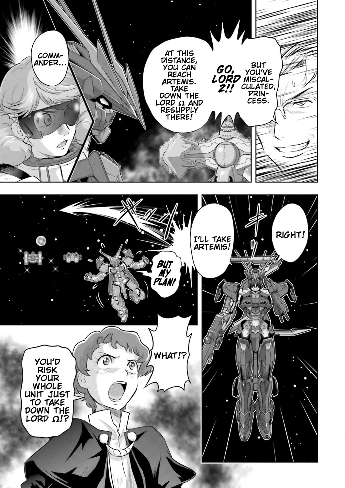 Gundam Seed Astray - Tenkuu no Seijo Chapter 20 page 18 - Chapter 20: Encounter 20: Ame-no-Mihashira vs. ZAFT