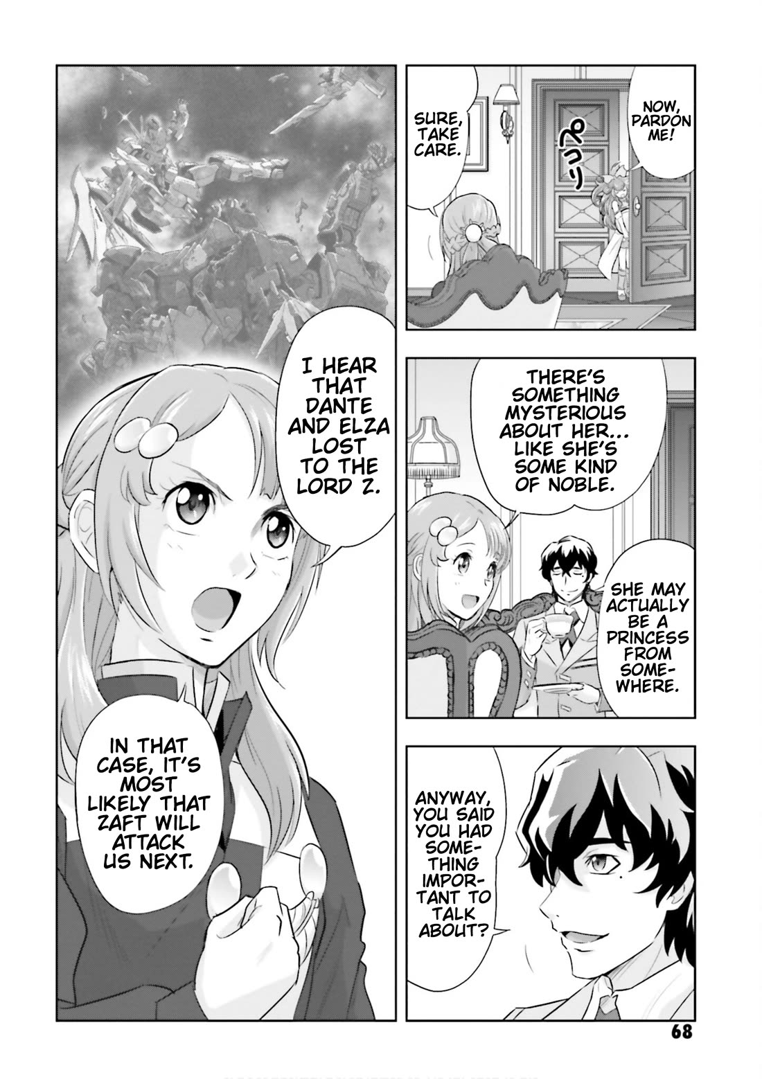 Gundam Seed Astray - Tenkuu no Seijo Chapter 20 page 2 - Chapter 20: Encounter 20: Ame-no-Mihashira vs. ZAFT