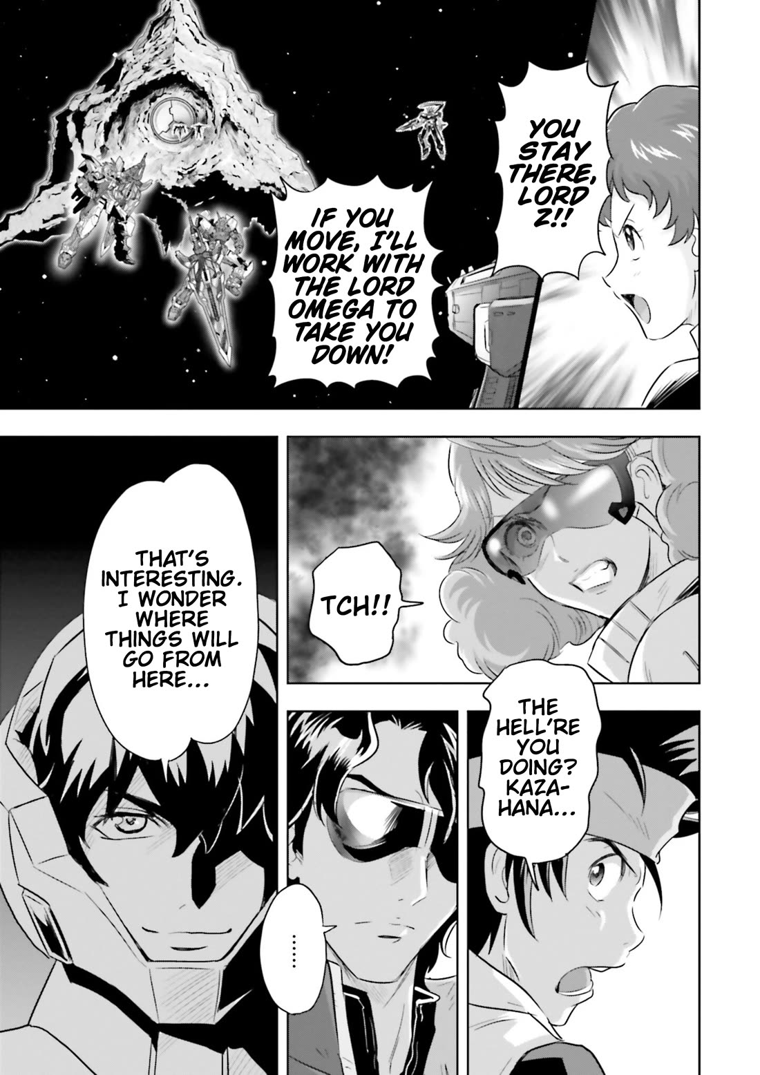 Gundam Seed Astray - Tenkuu no Seijo Chapter 20 page 27 - Chapter 20: Encounter 20: Ame-no-Mihashira vs. ZAFT