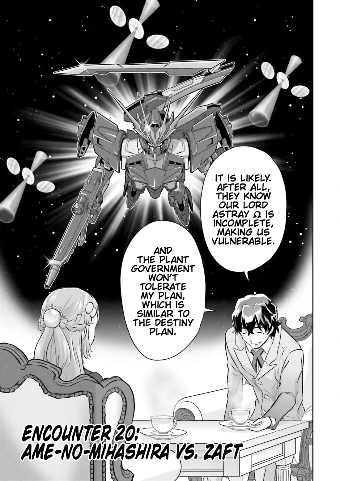 Gundam Seed Astray - Tenkuu no Seijo Chapter 20 page 3 - Chapter 20: Encounter 20: Ame-no-Mihashira vs. ZAFT